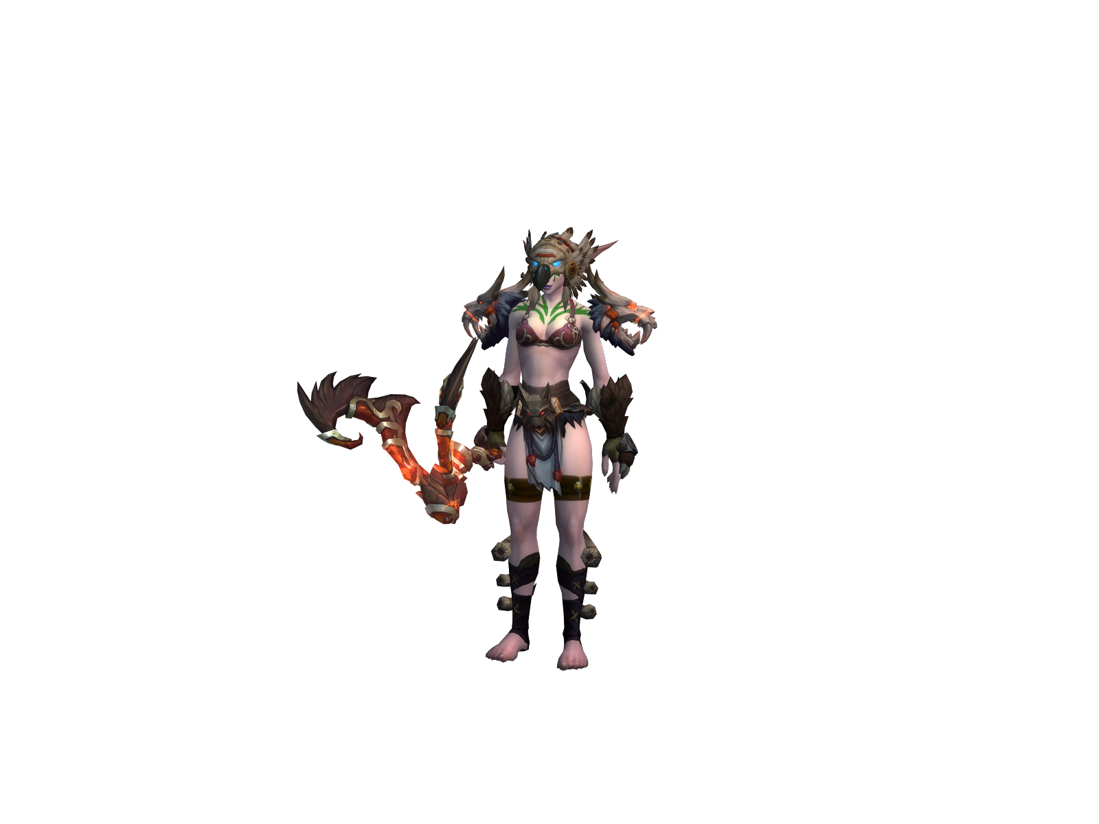 Nuitty 3D character render