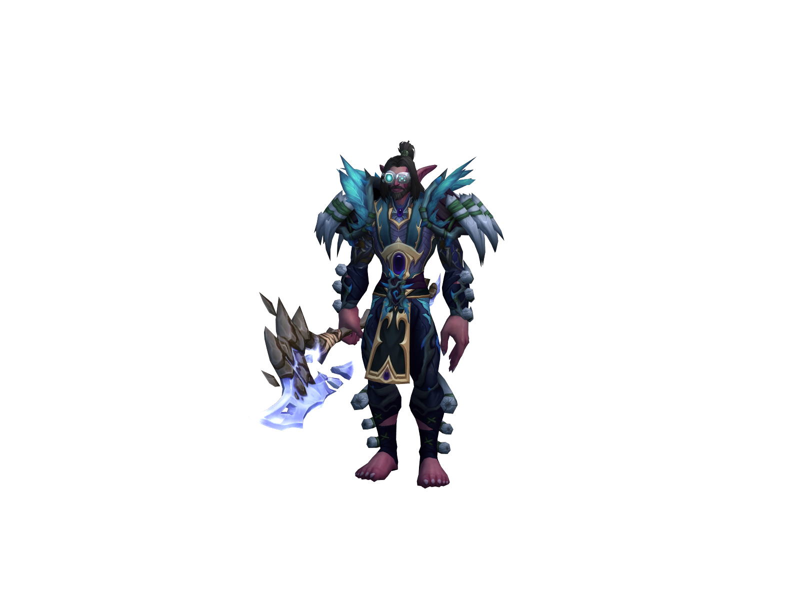 Mythienair 3D character render