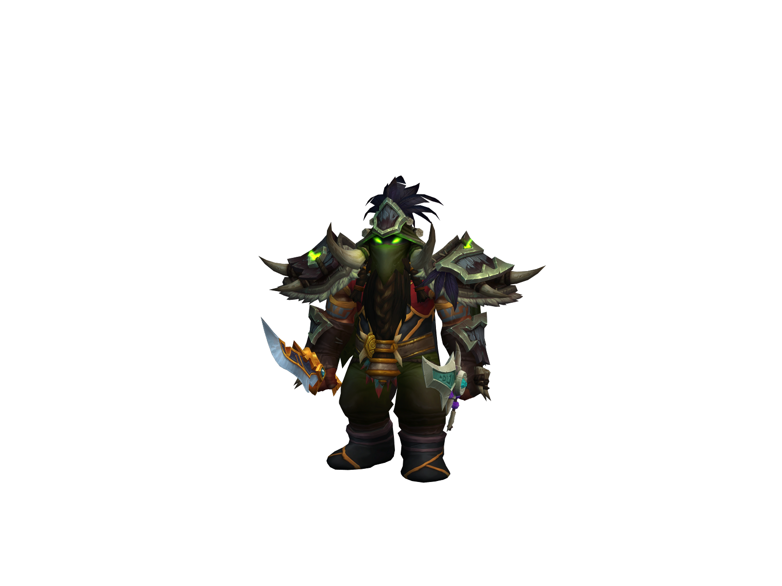 Stabbyyote 3D character render