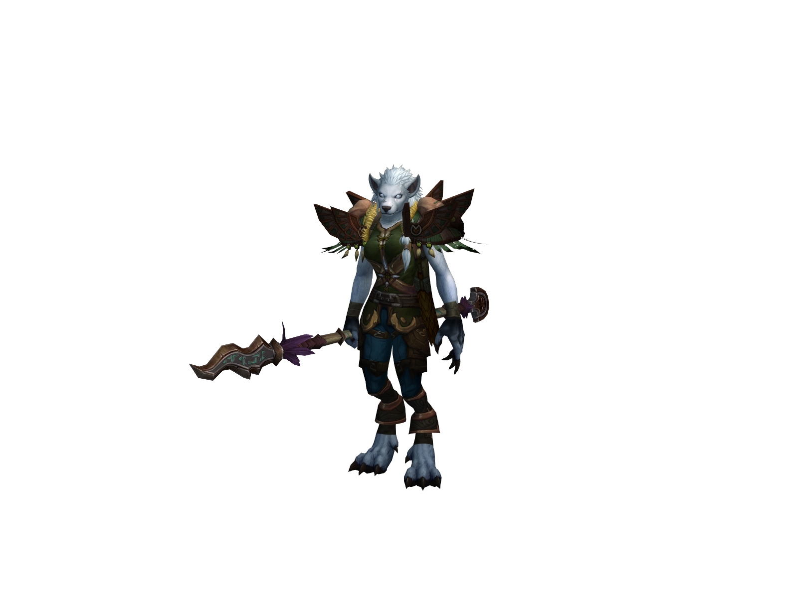 Kribas 3D character render