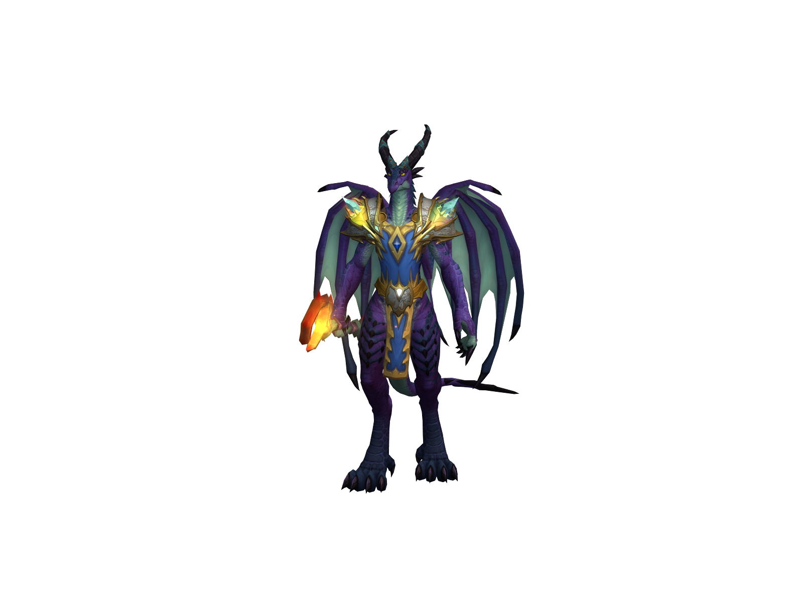 Reckfuldrago 3D character render