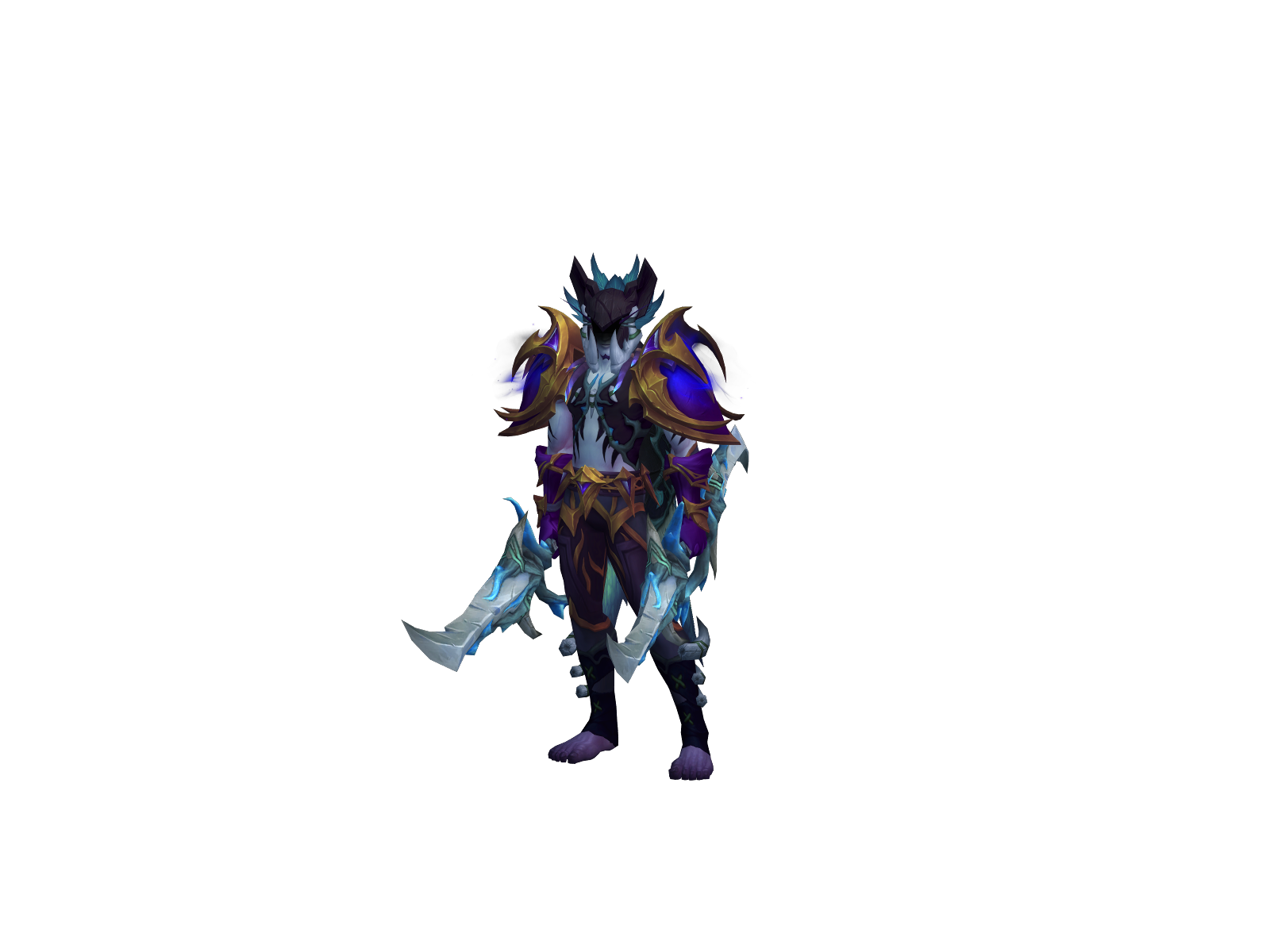 Amaldiçoado 3D character render