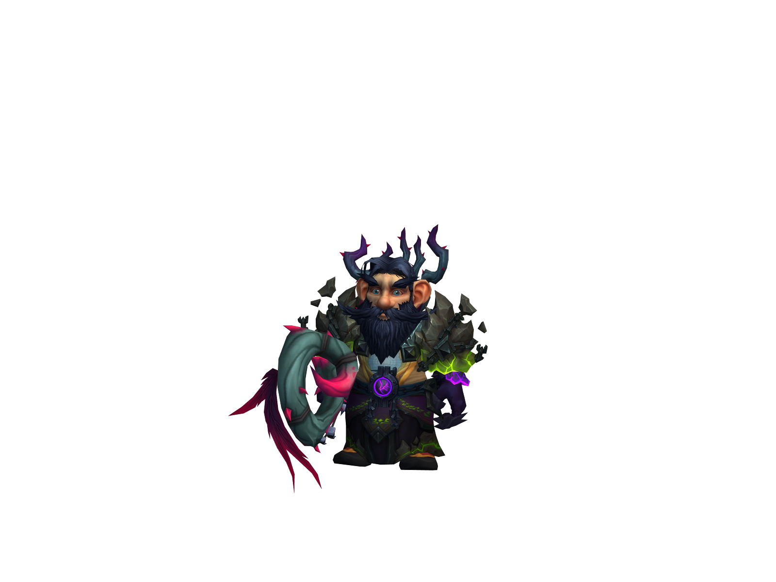 Ploops 3D character render