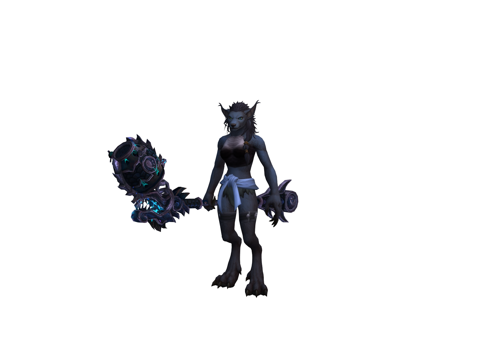 Zariha 3D character render