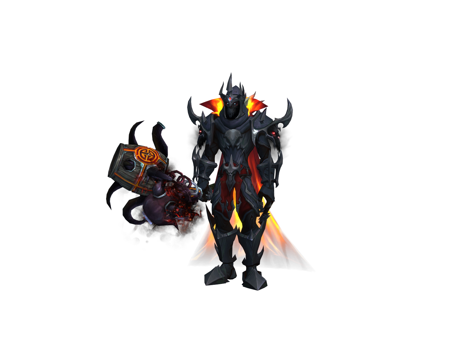Paudemel 3D character render