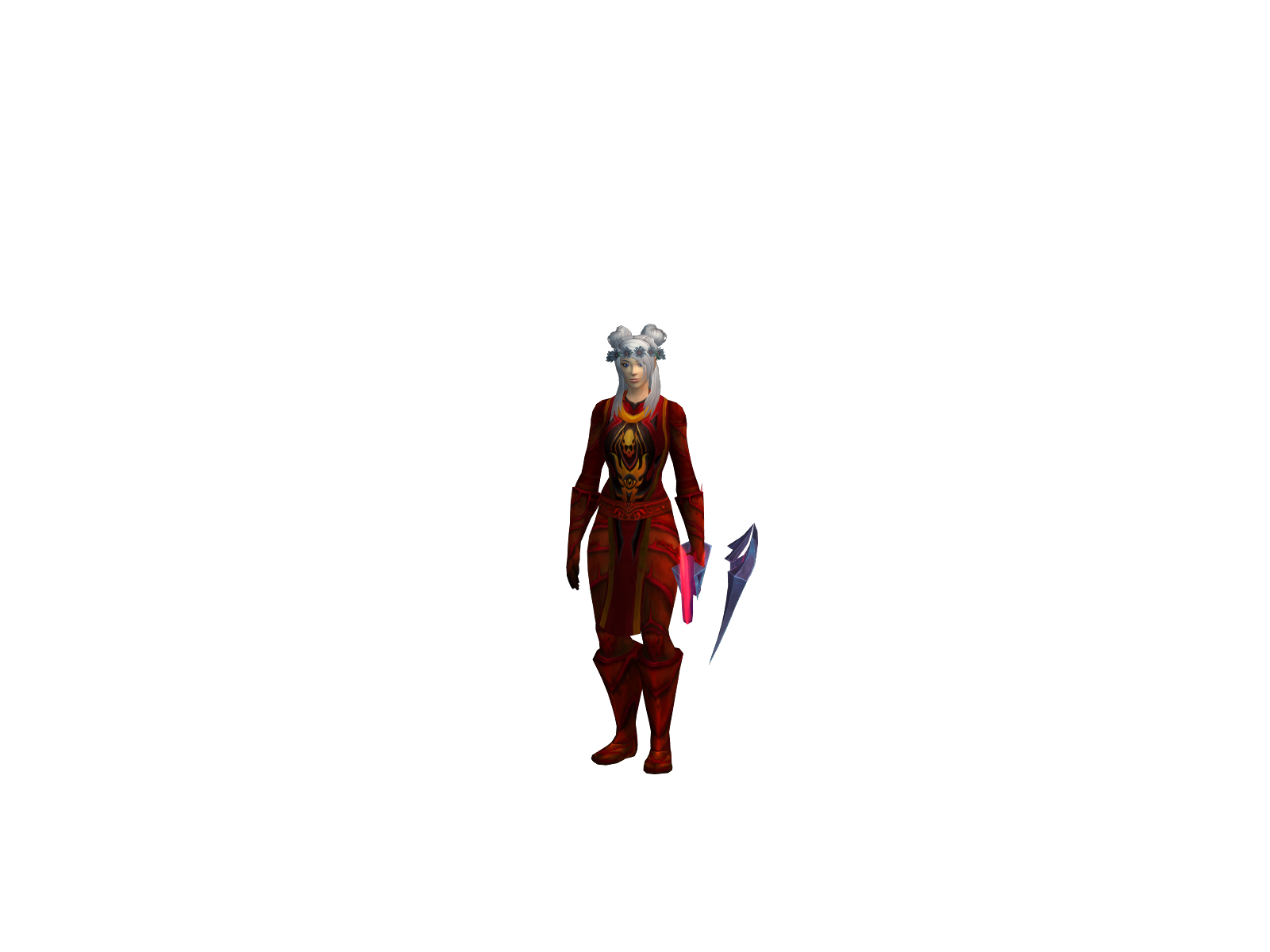 Titiltei 3D character render
