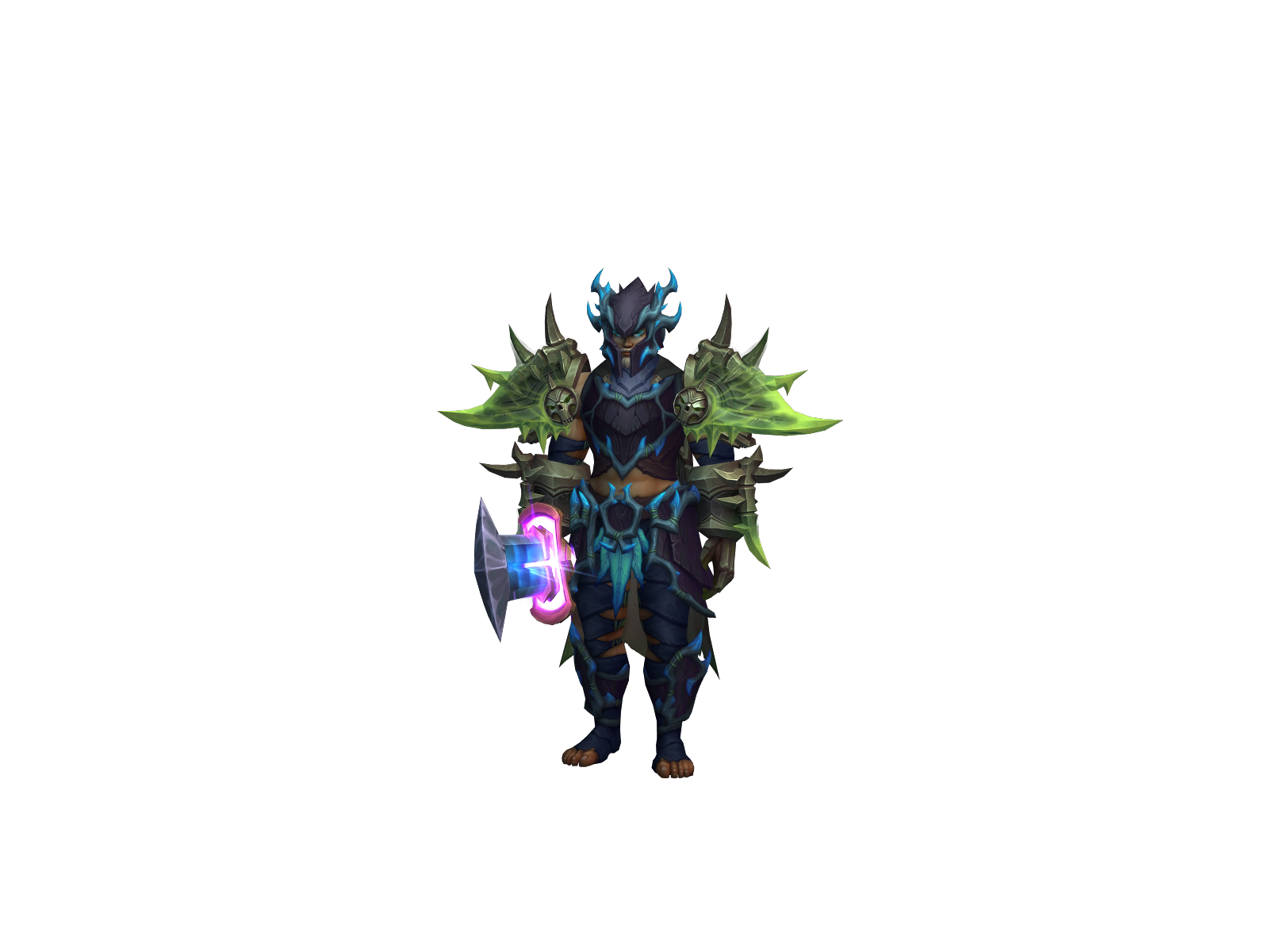 Narterent 3D character render