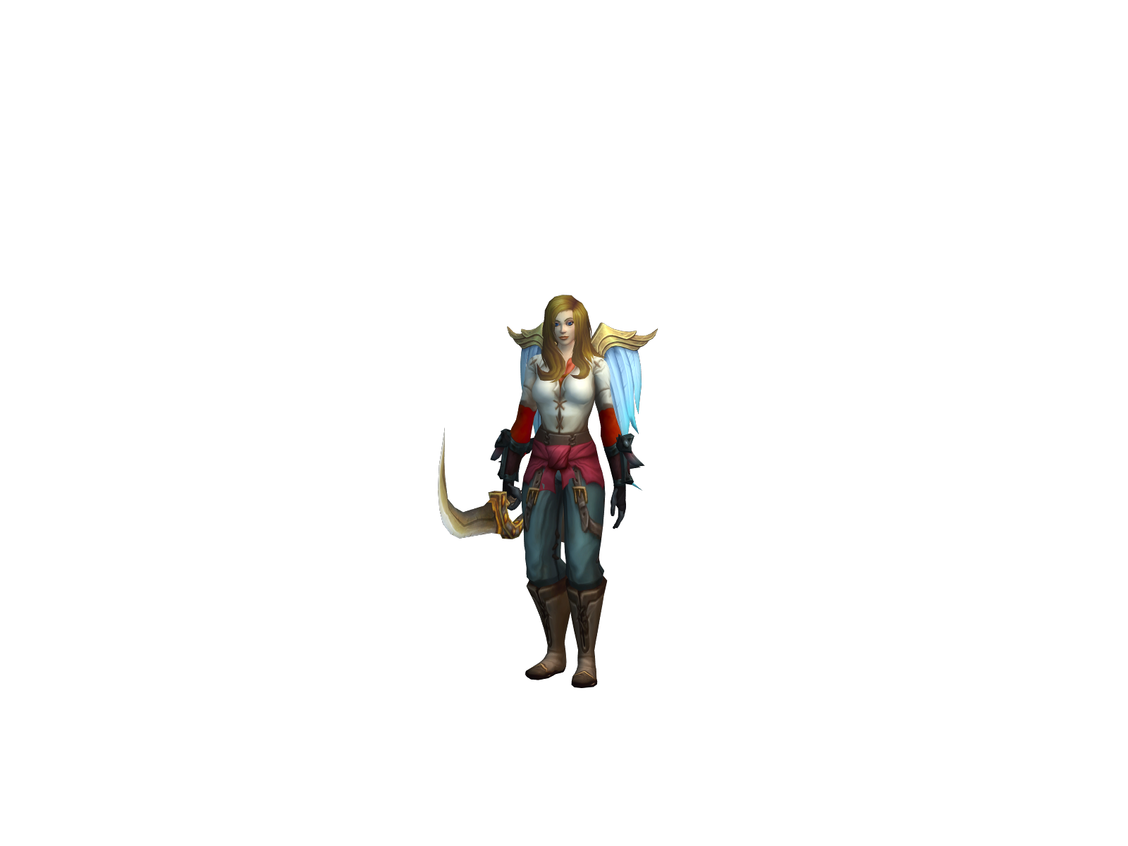 Daprinie 3D character render