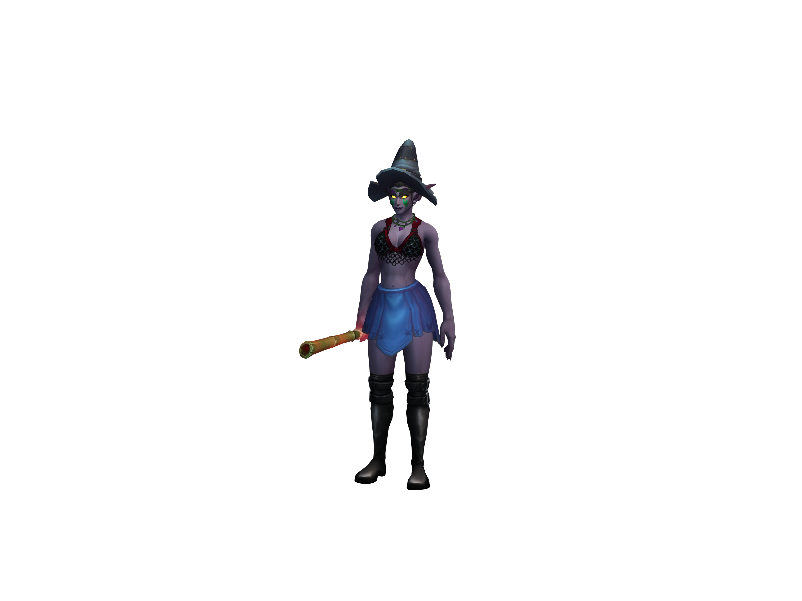 Erikahìlton 3D character render