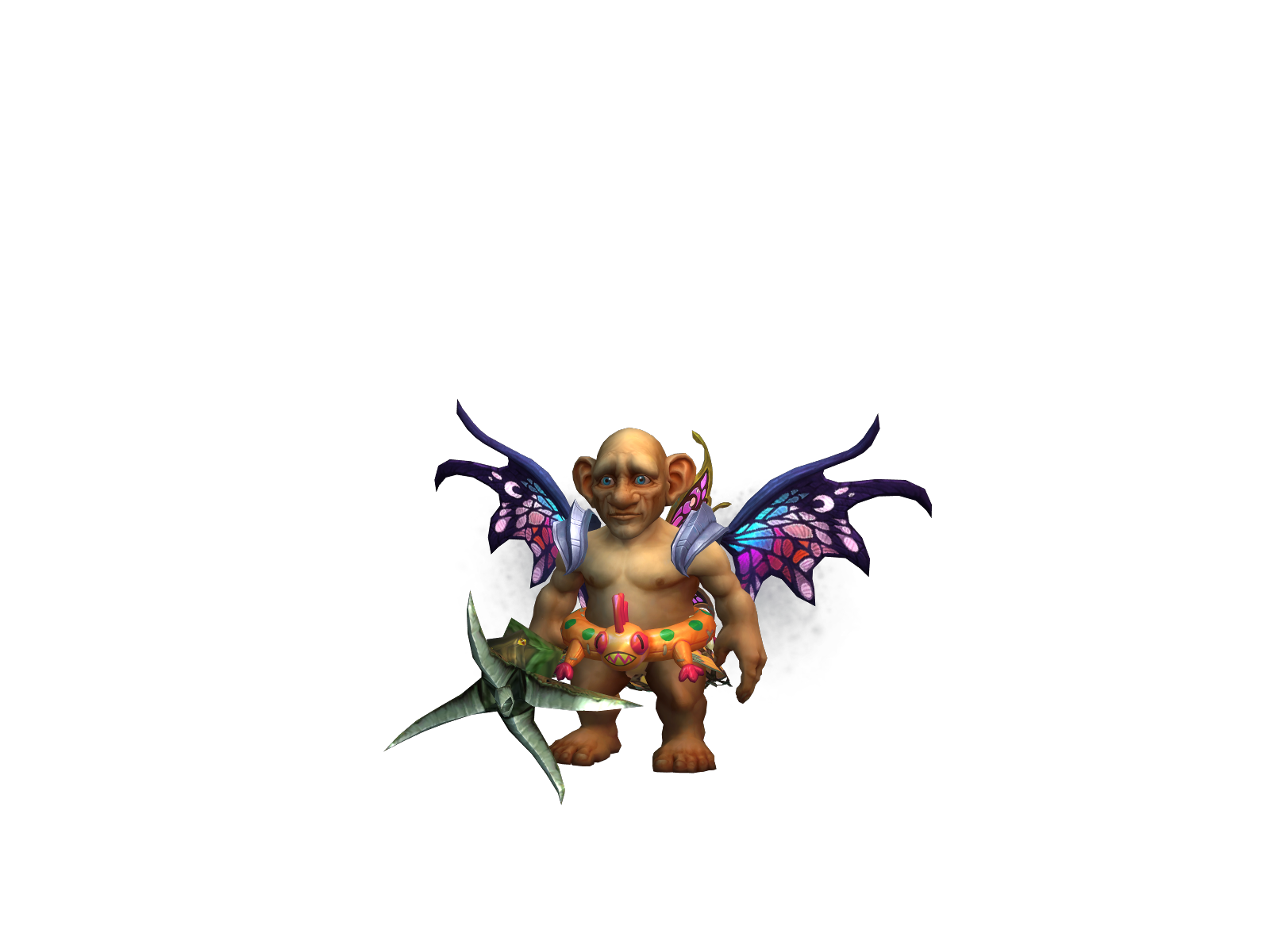 Gnomeorpain 3D character render