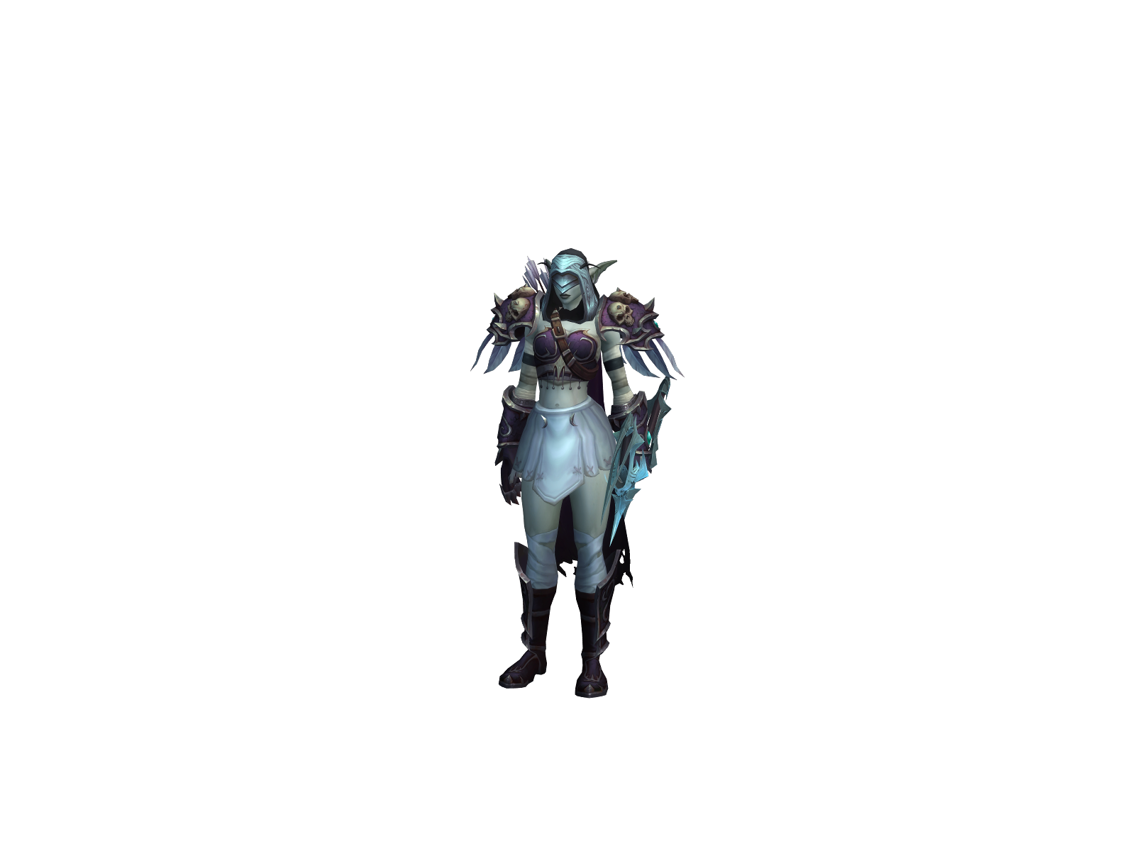Samaura 3D character render