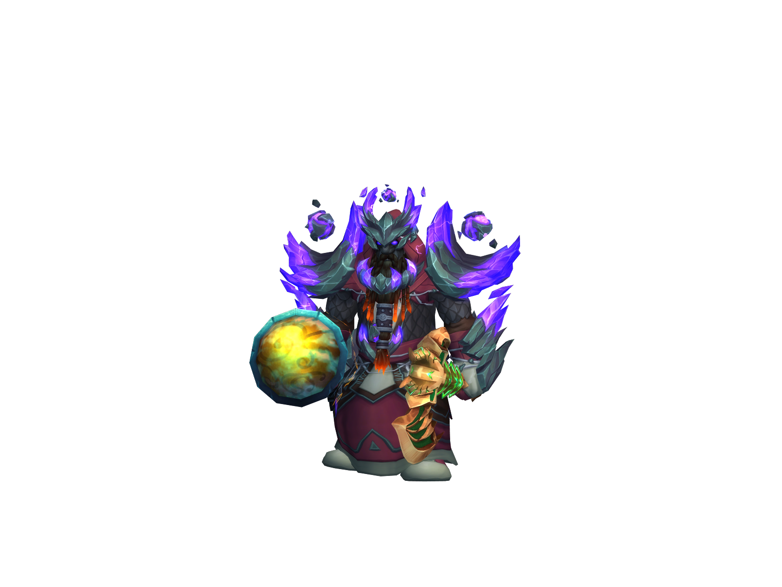 Regulated 3D character render