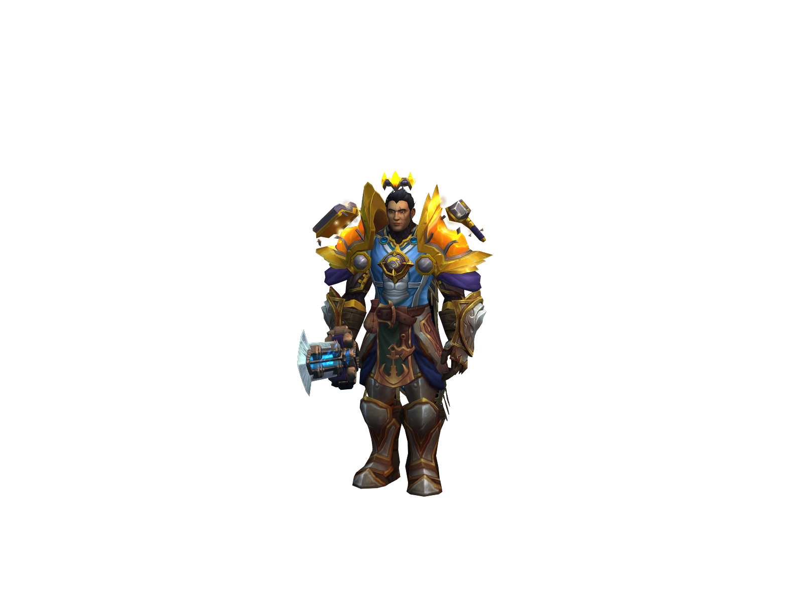 Cadaelith 3D character render