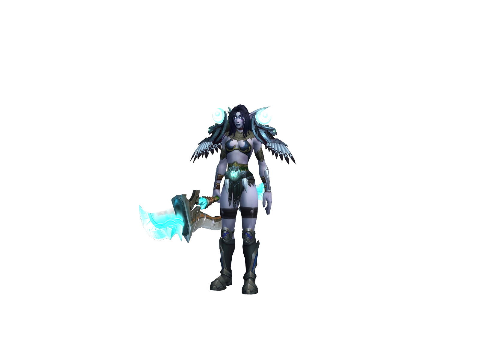 Mius 3D character render