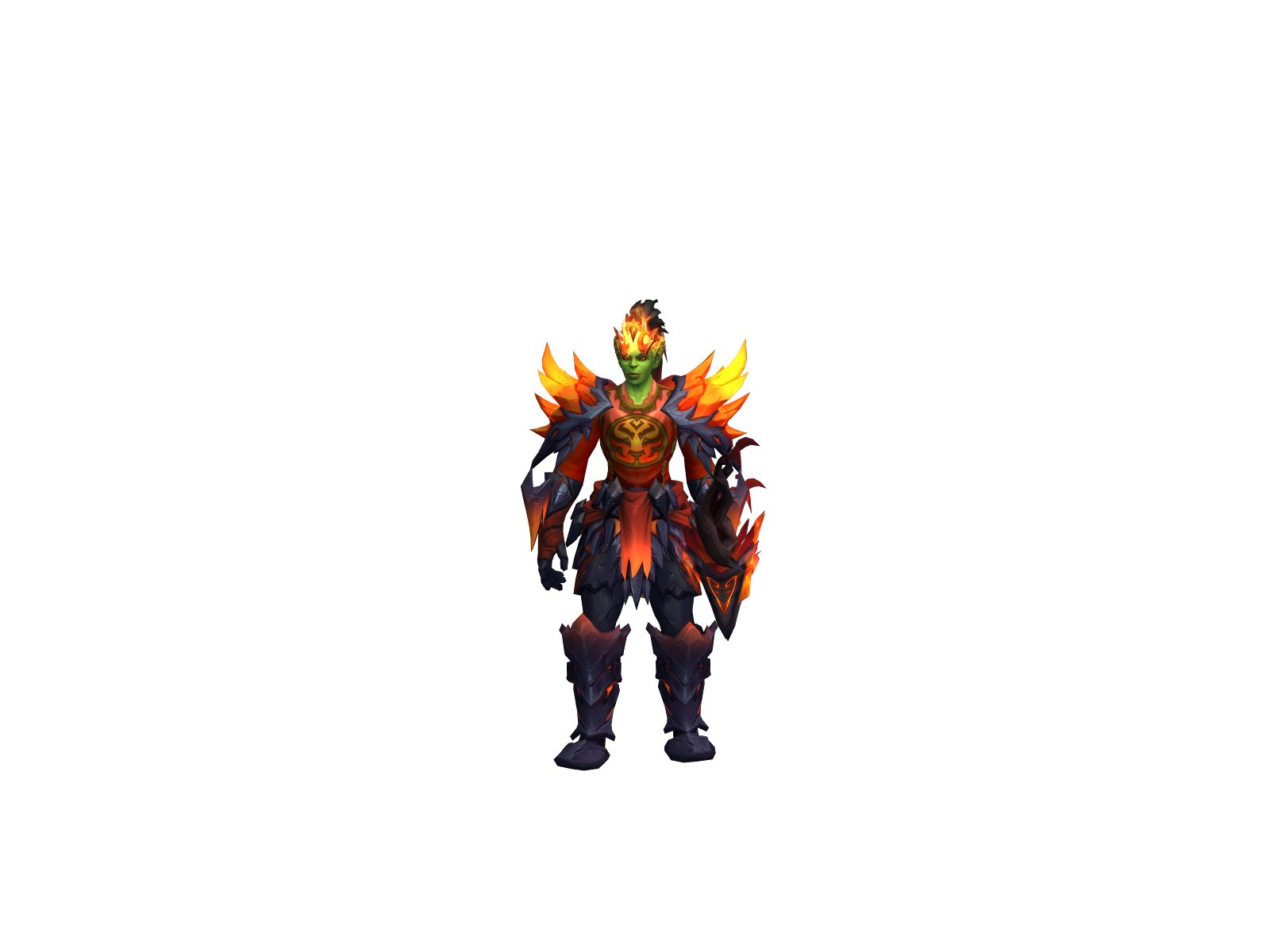 Blickempowee 3D character render