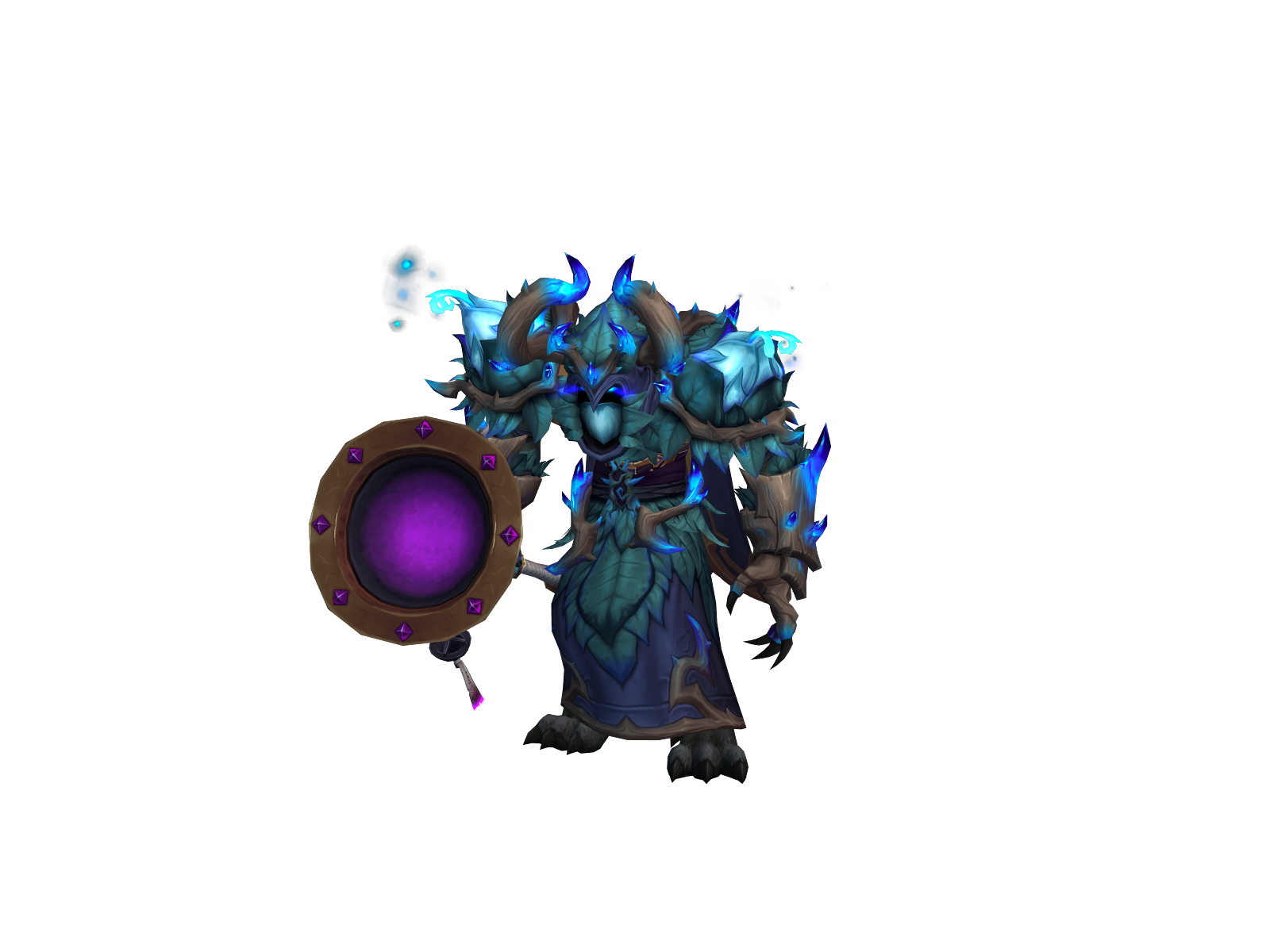 Shadowlycan 3D character render