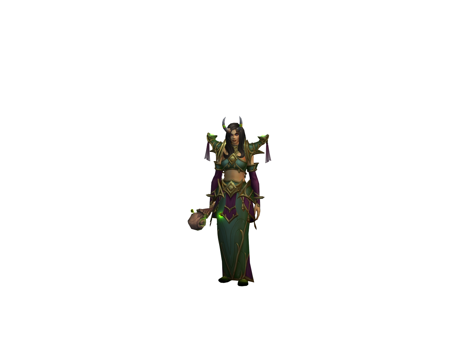Hellatrix 3D character render