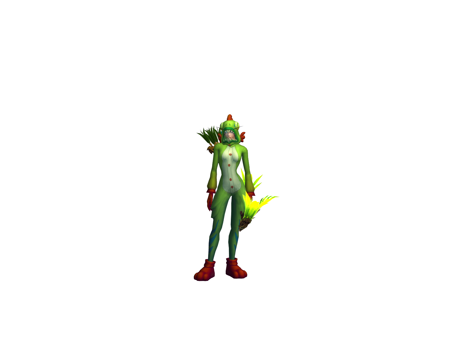 Zelev 3D character render
