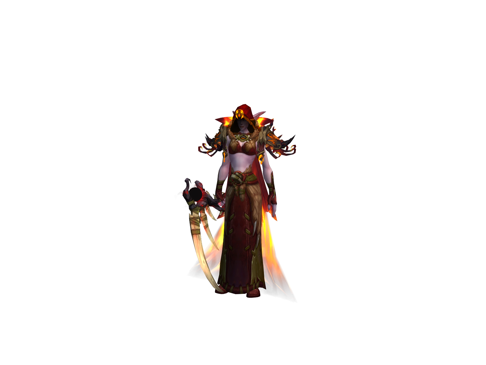 Dryade 3D character render