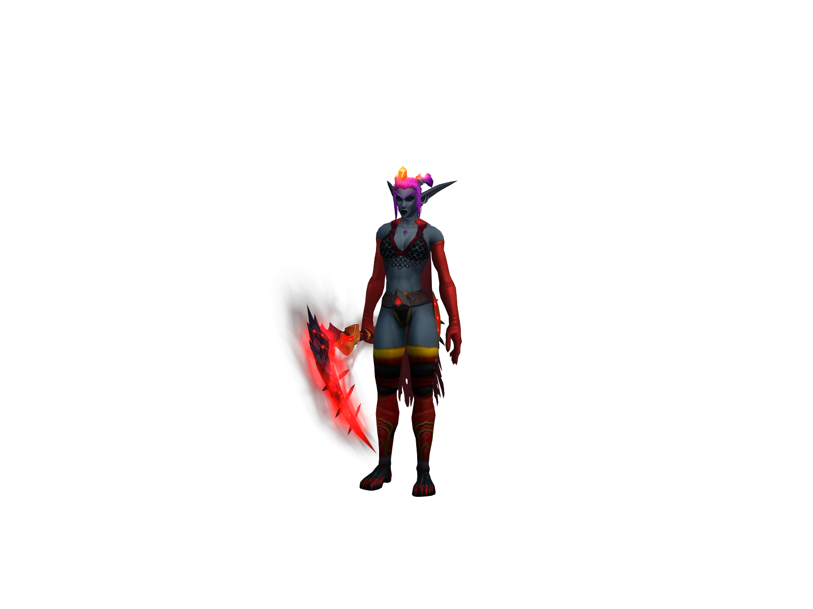 Cåren 3D character render