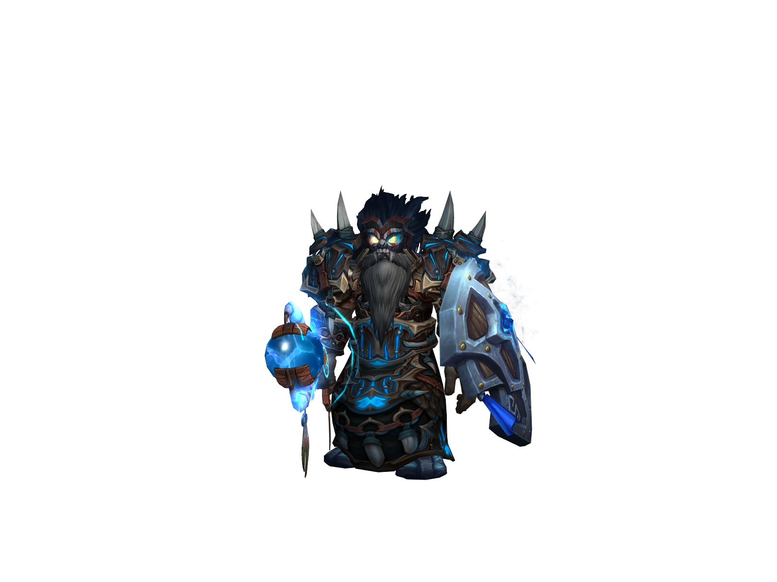 Discrim 3D character render
