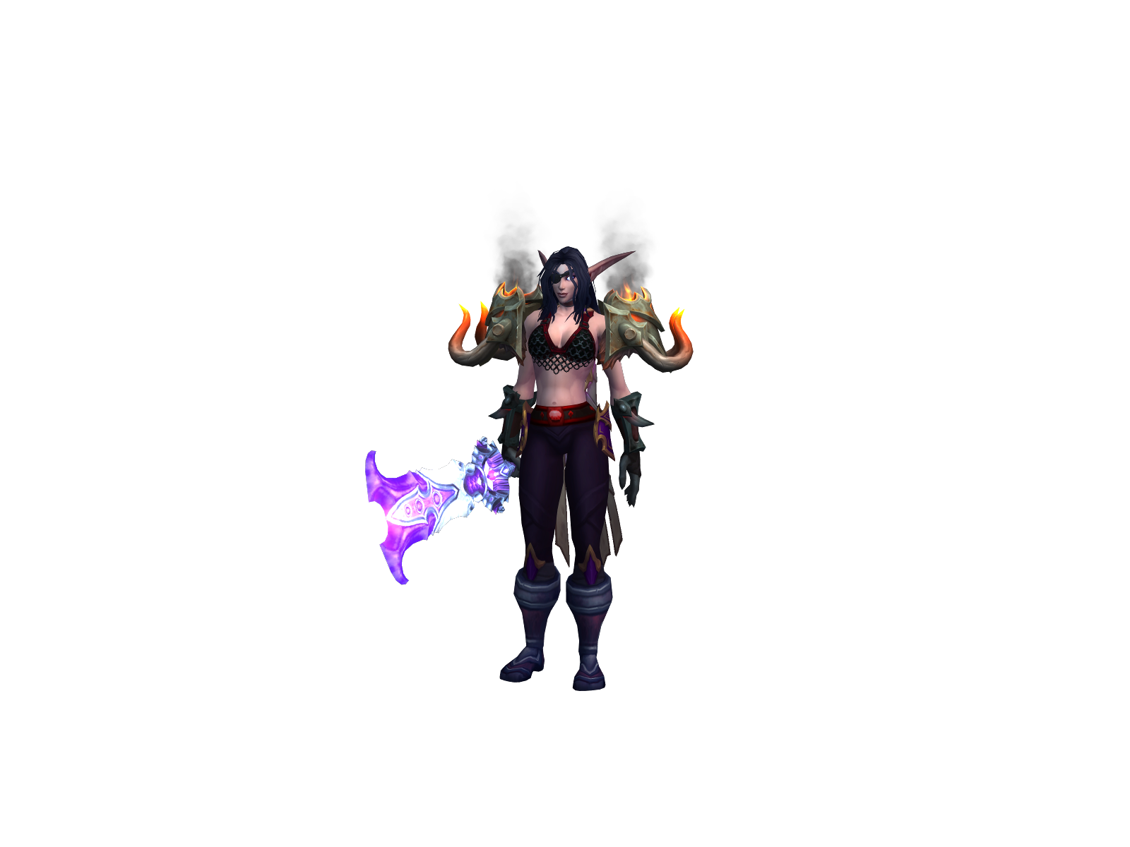Secondly 3D character render