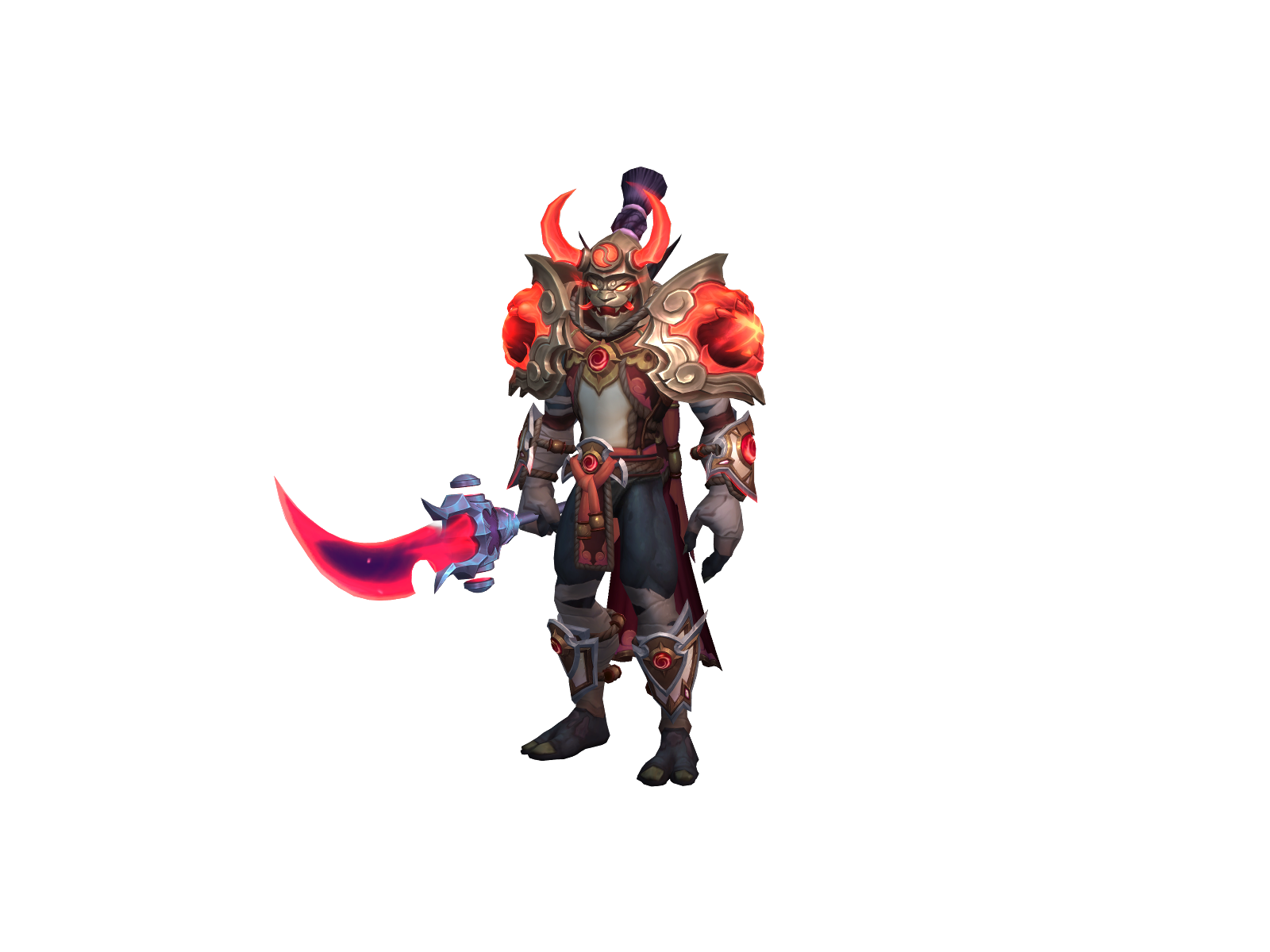 Toe 3D character render