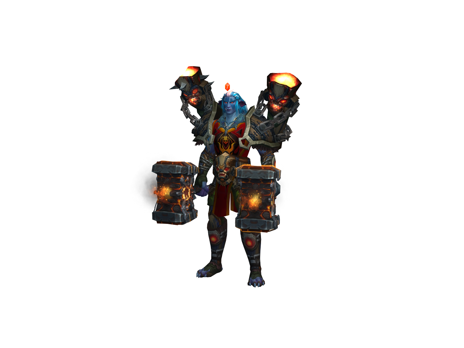 Shockumss 3D character render