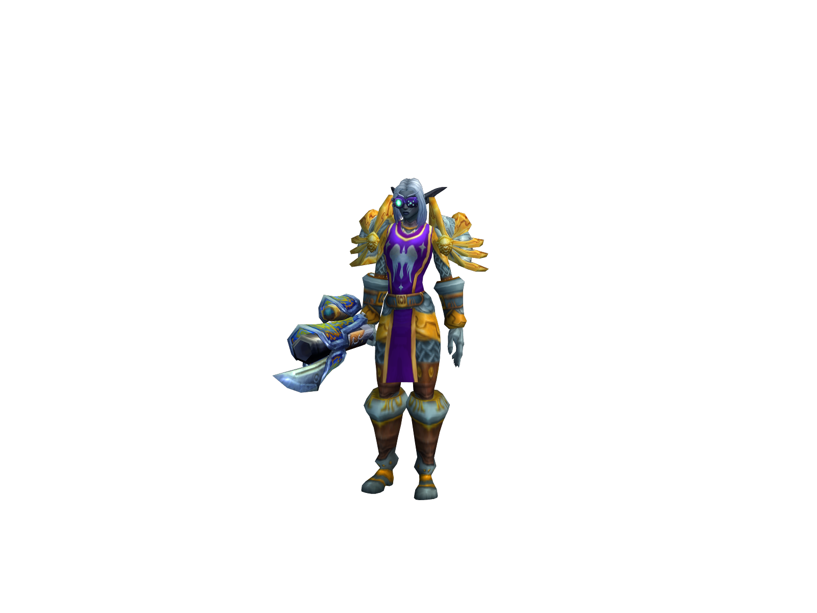 Wolfcolax 3D character render