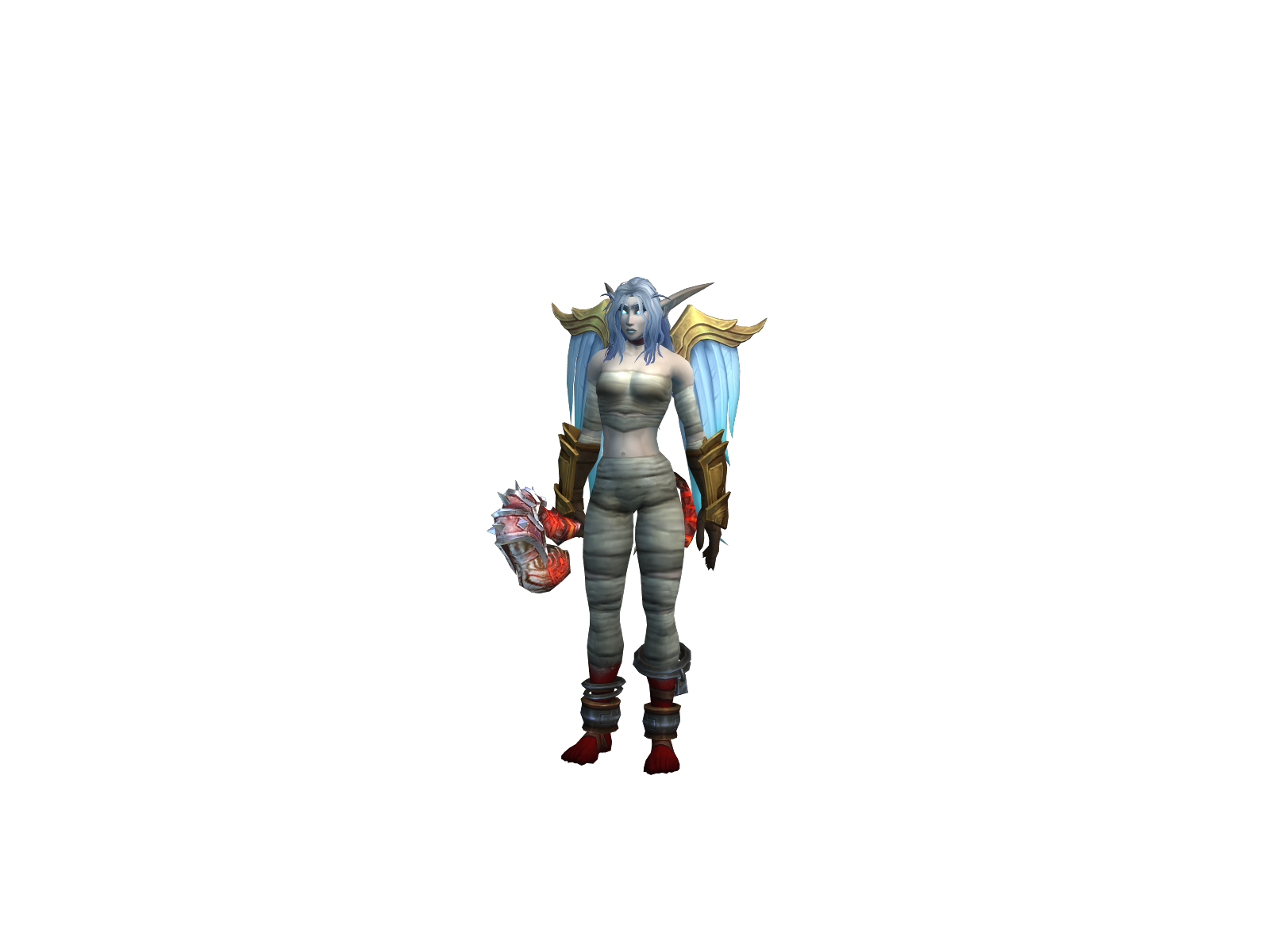 Añgara 3D character render