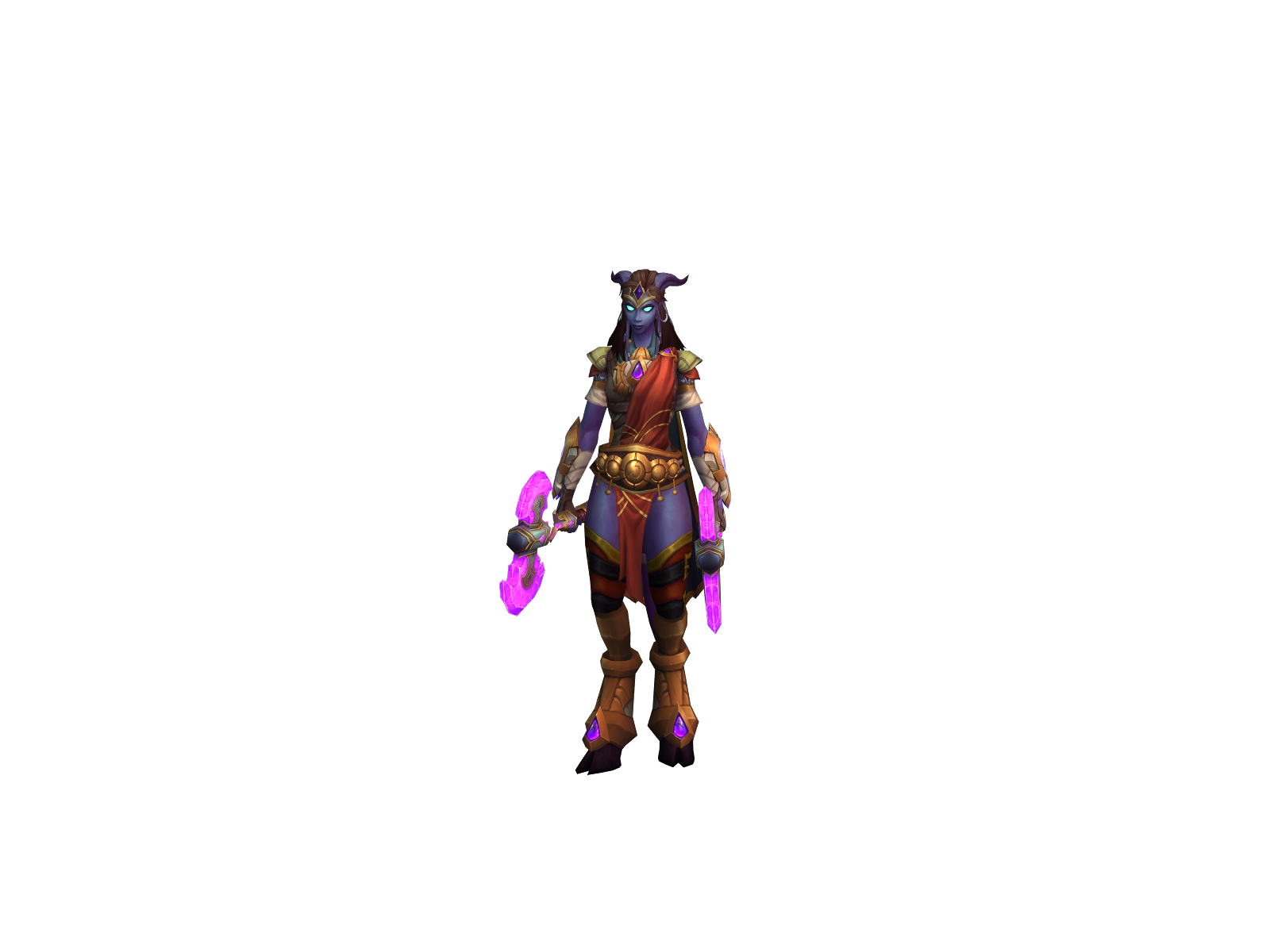 Mkari 3D character render