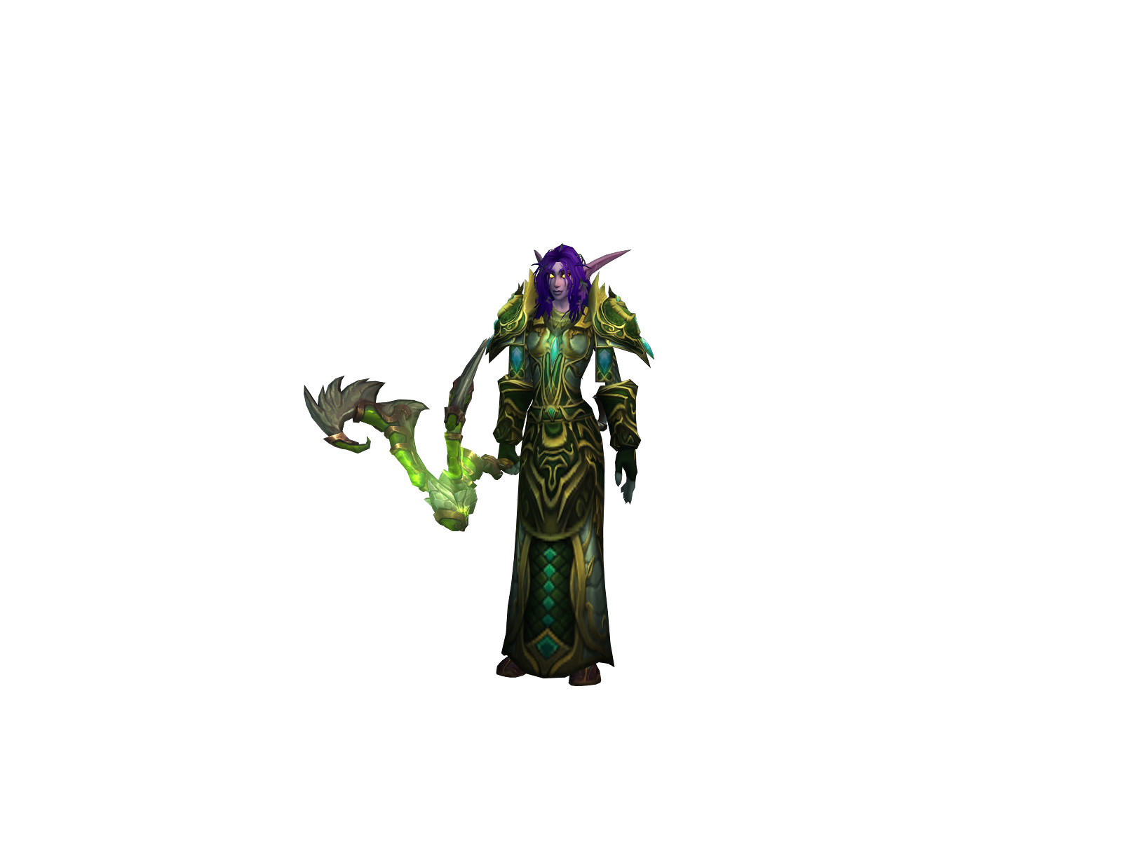 Rairven 3D character render