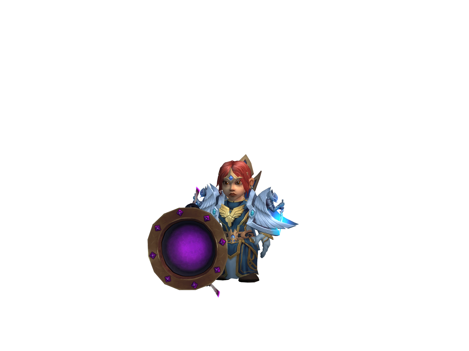 Astarvinke 3D character render