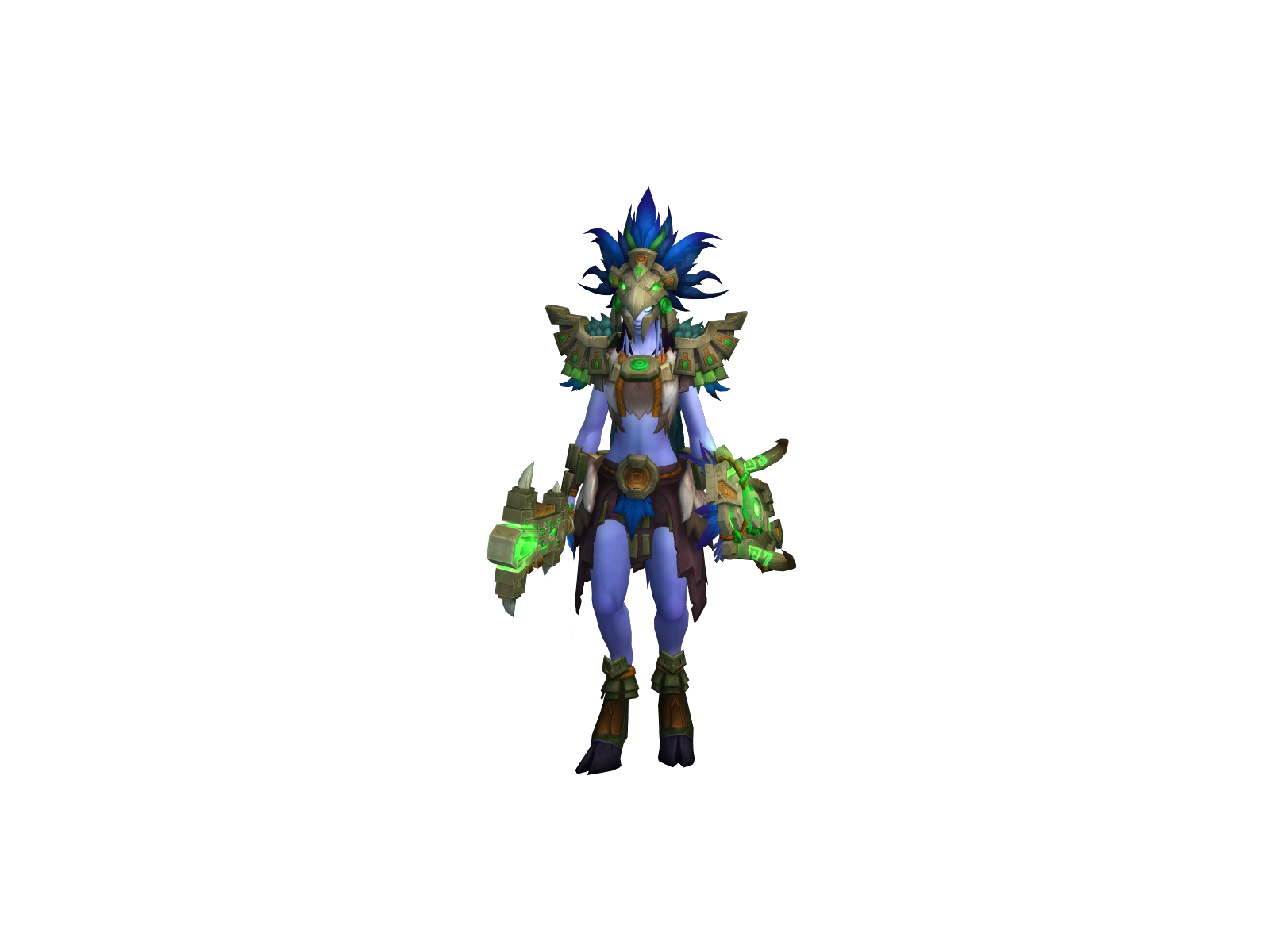 Tahaa 3D character render