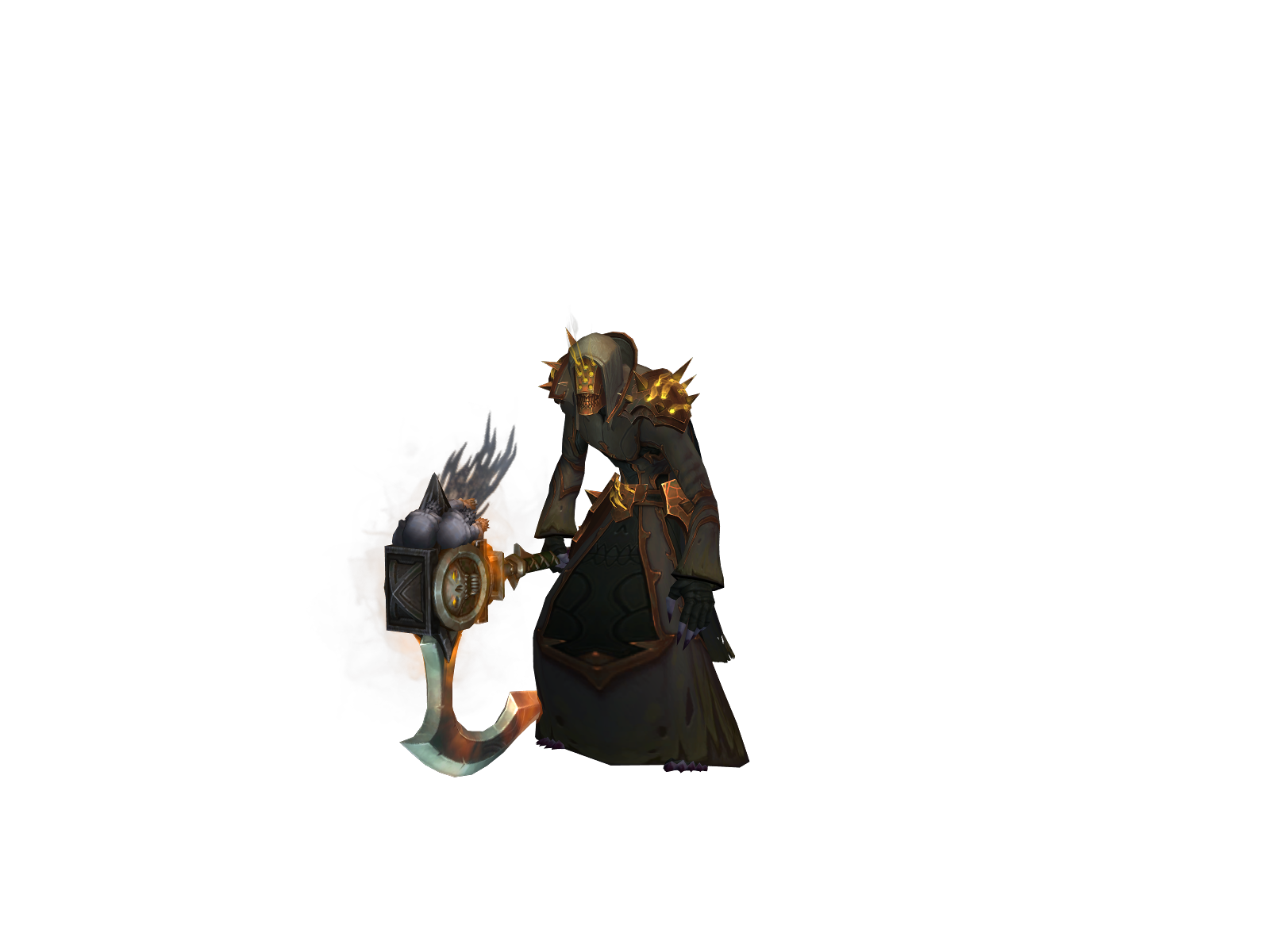 Friskeylock 3D character render