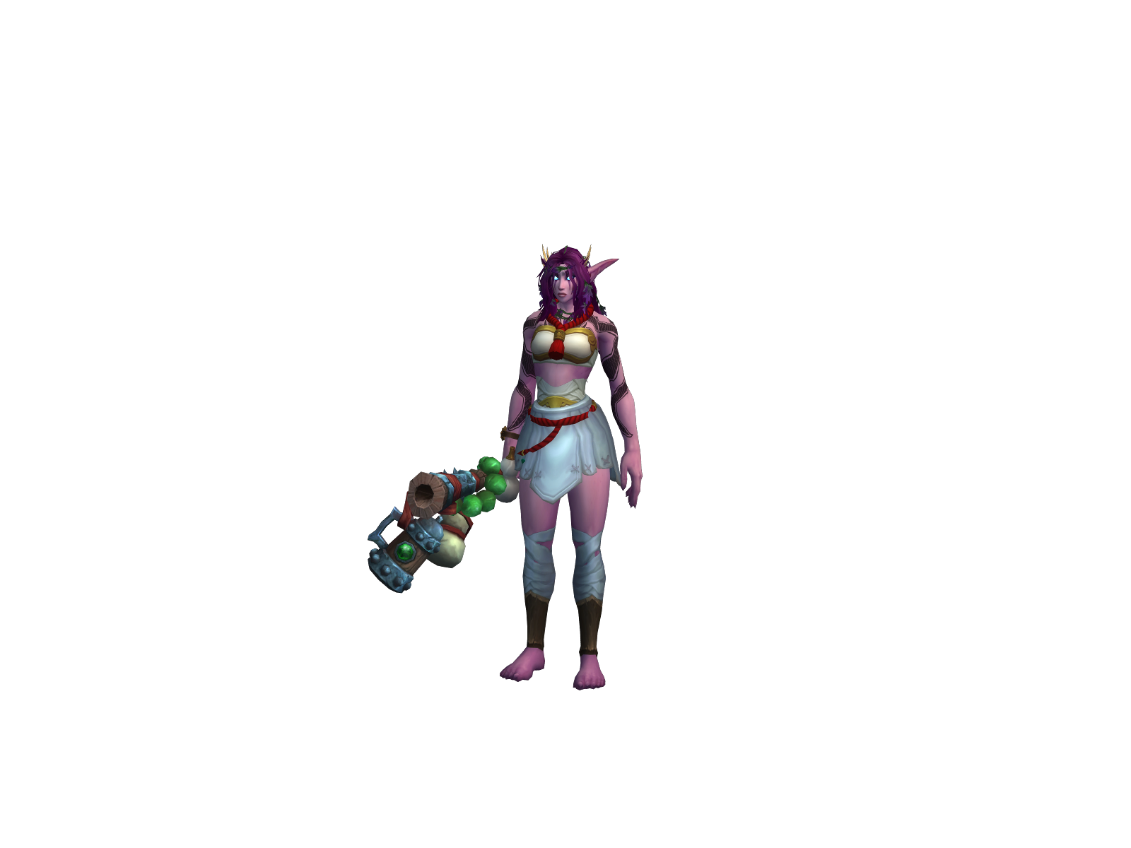 Tigums 3D character render