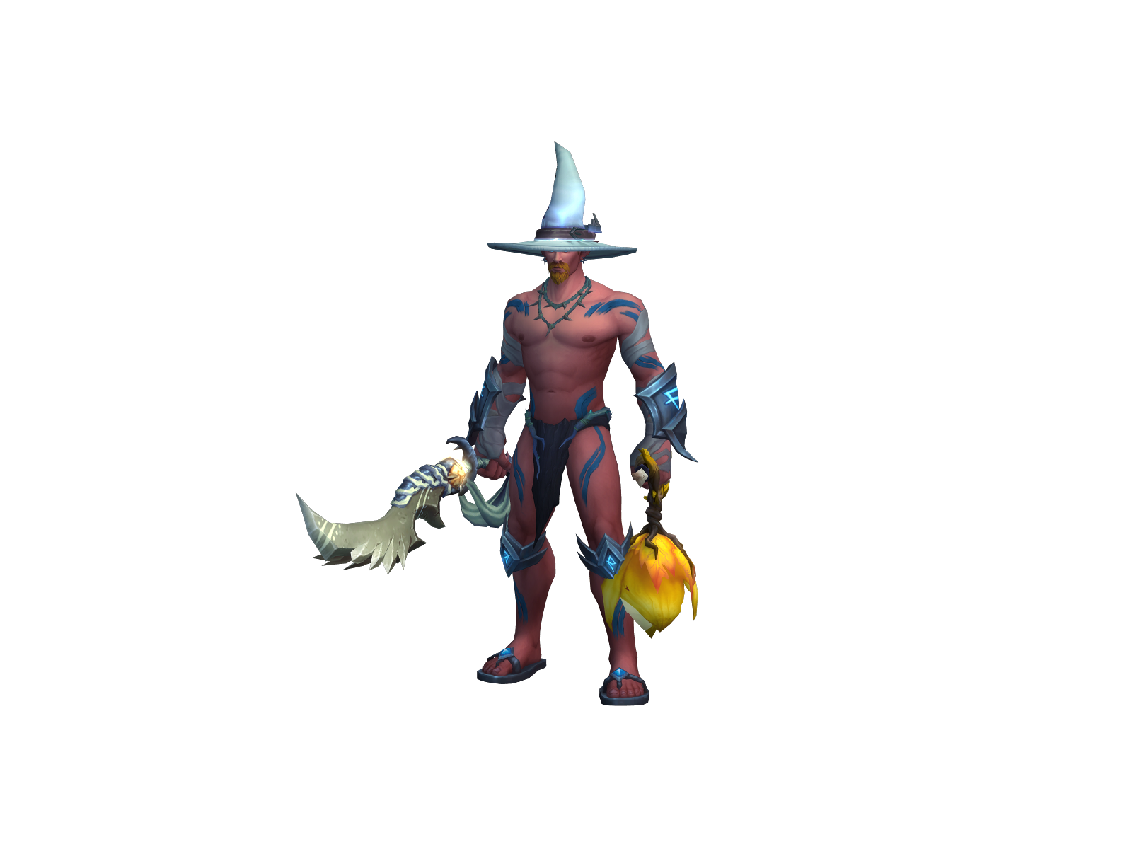 Theles 3D character render