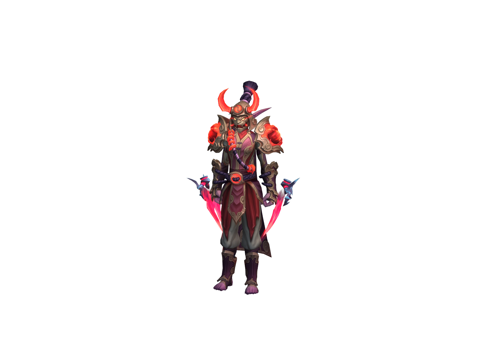 Feyalash 3D character render
