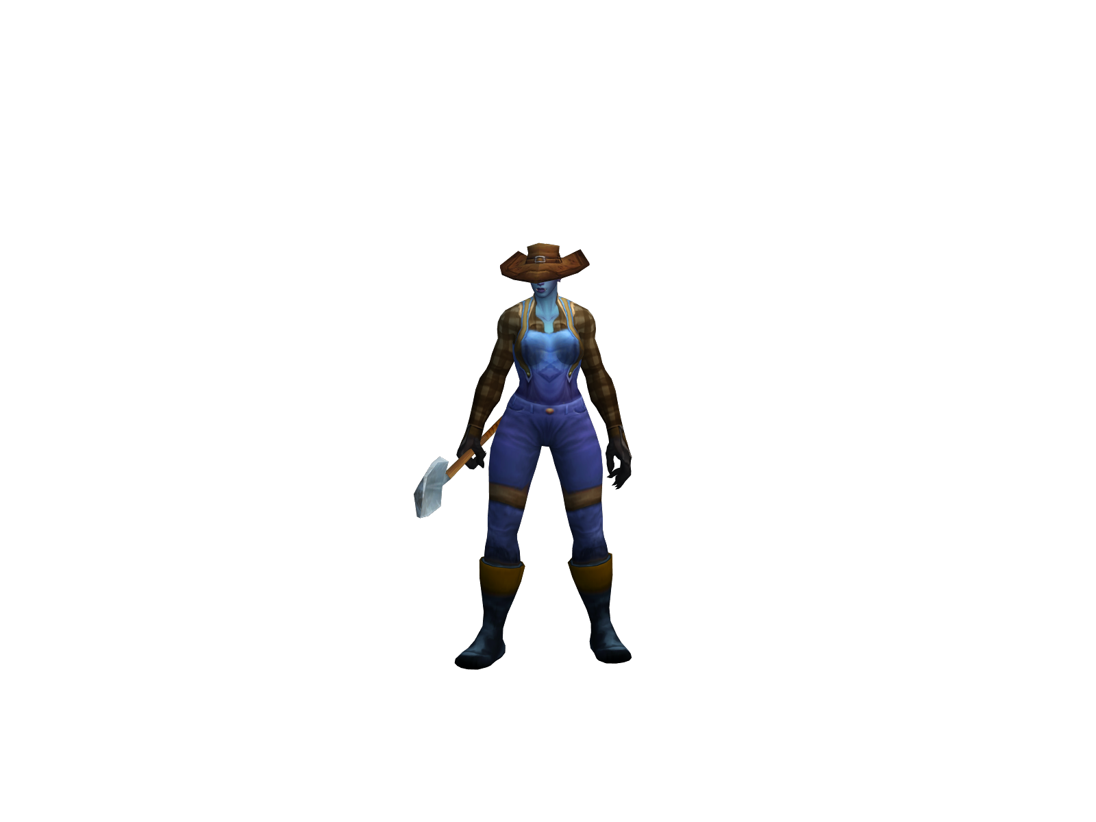 Cajunmajun 3D character render
