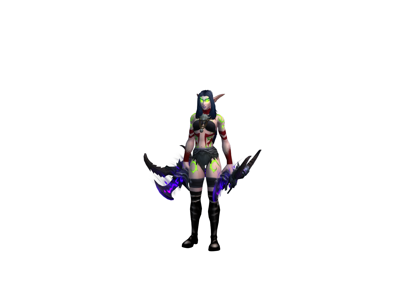 Judgementalx 3D character render