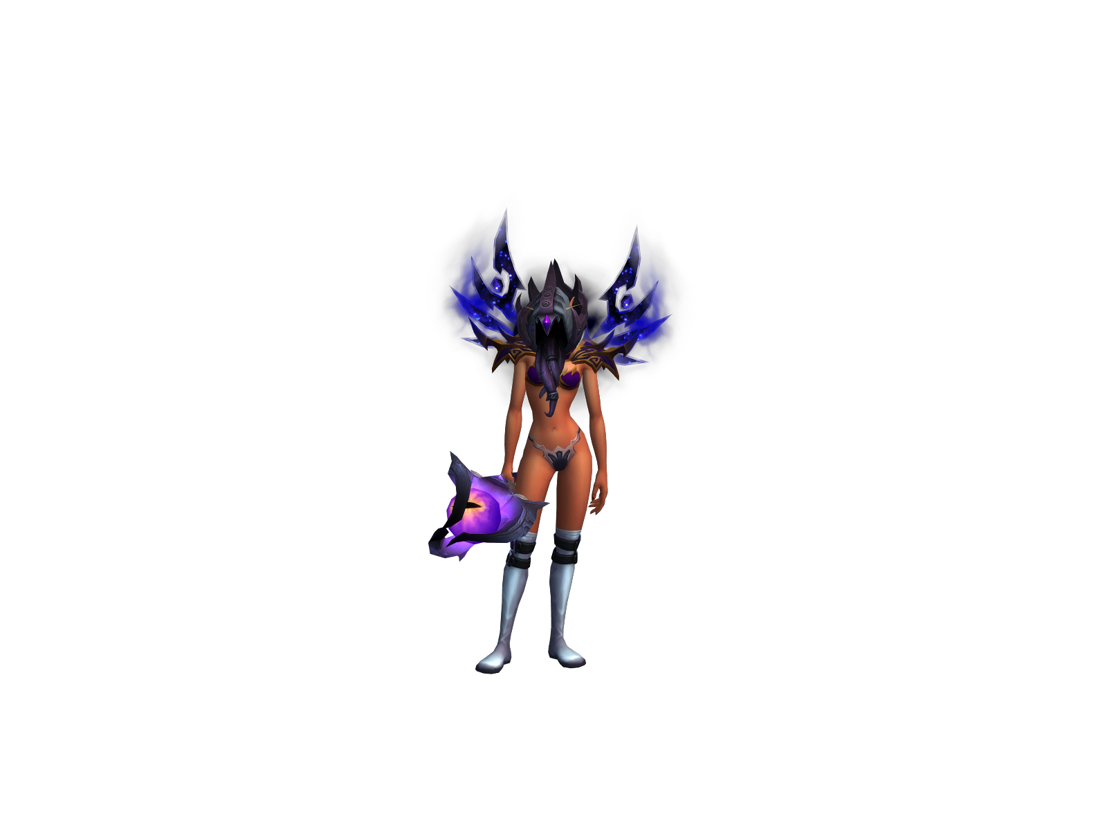 Femkethetank 3D character render