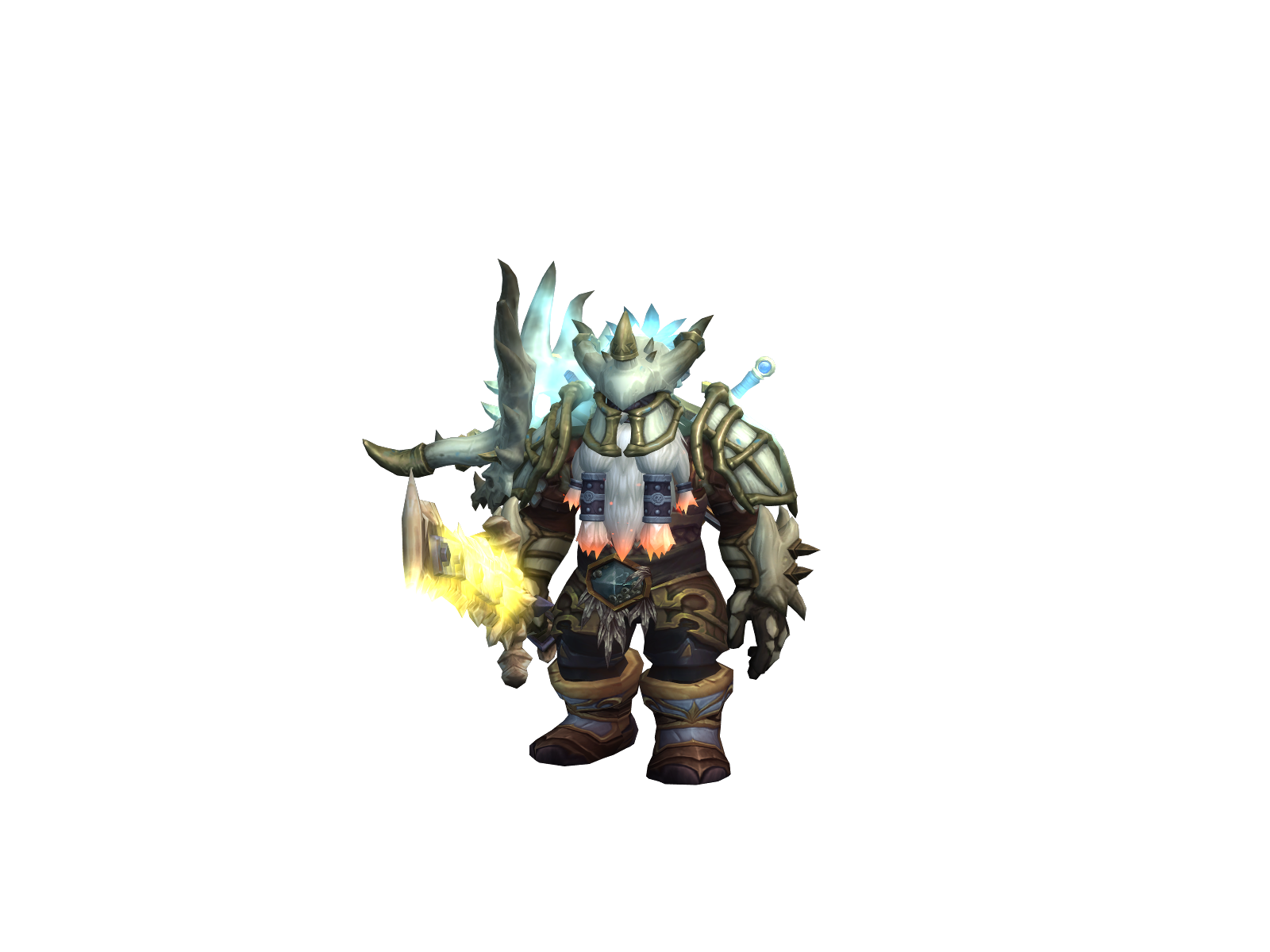 Hairyholee 3D character render