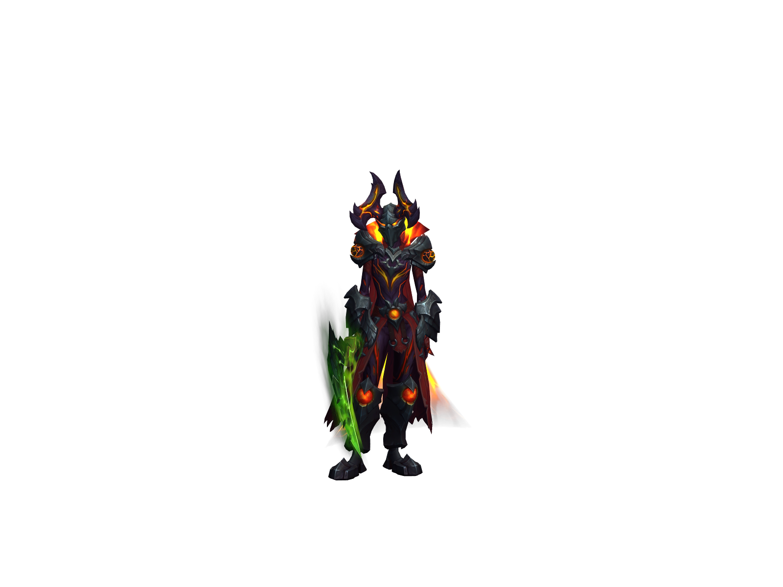 Demonicel 3D character render