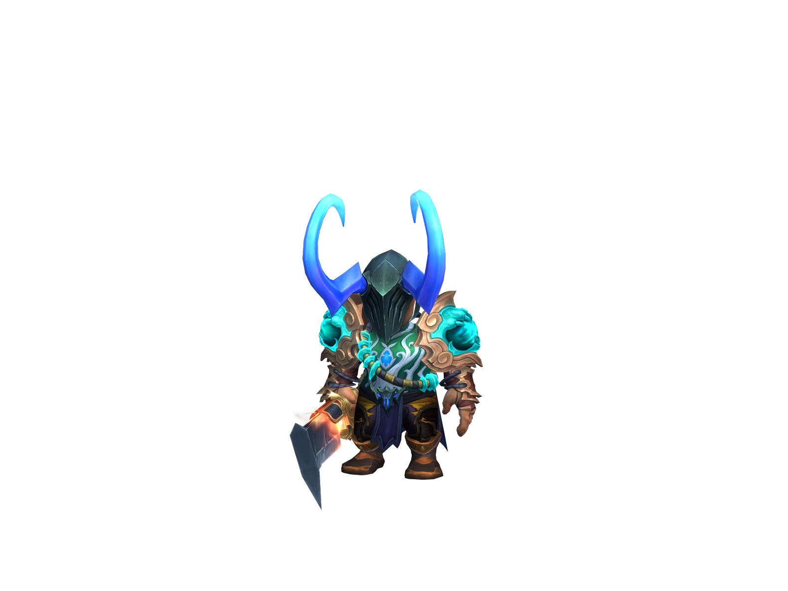 Gnitloc 3D character render