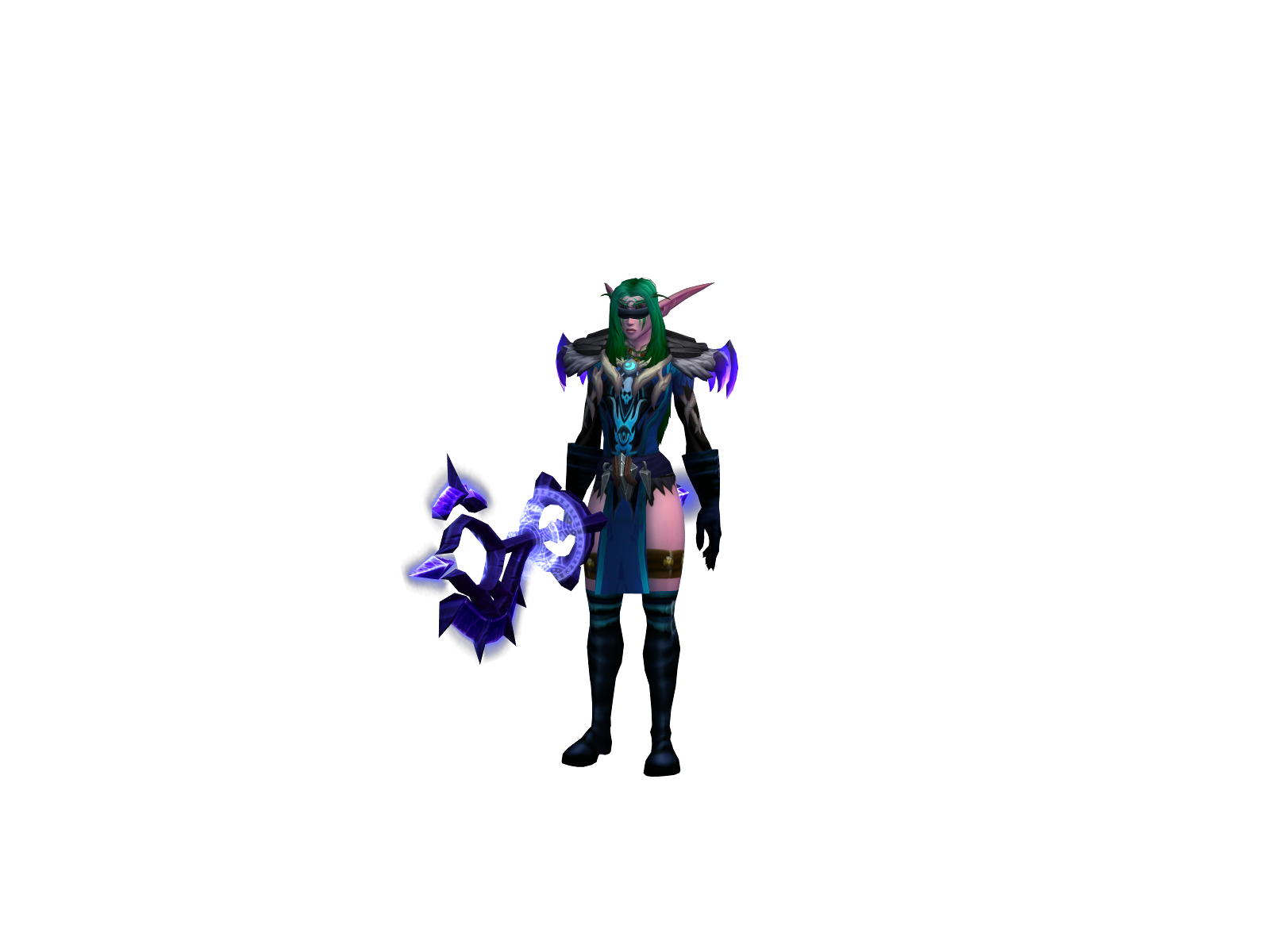 Helandriel 3D character render