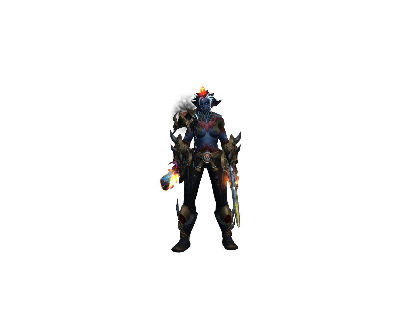Shãdës 3D character render