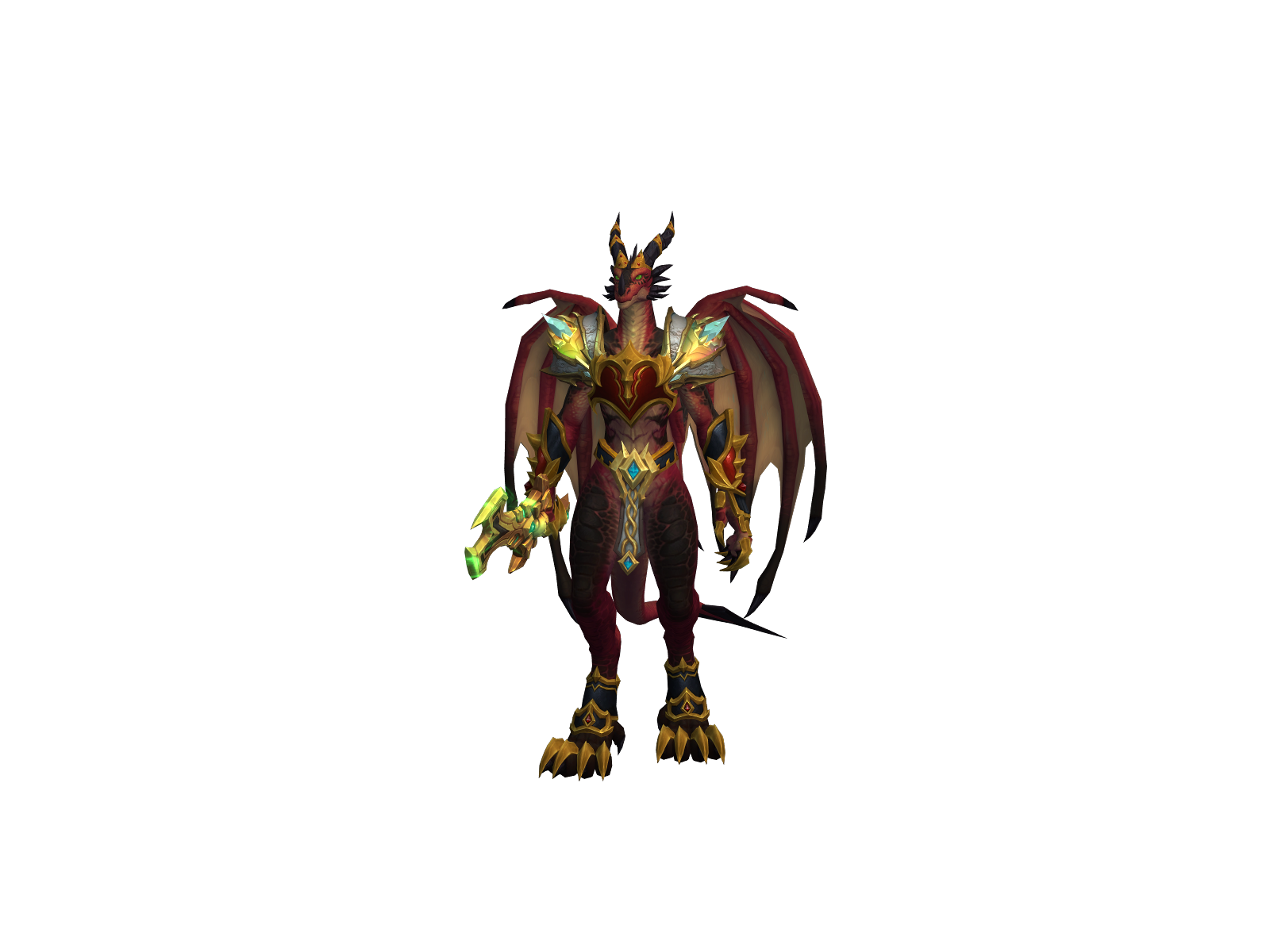 Reyikstrasza 3D character render