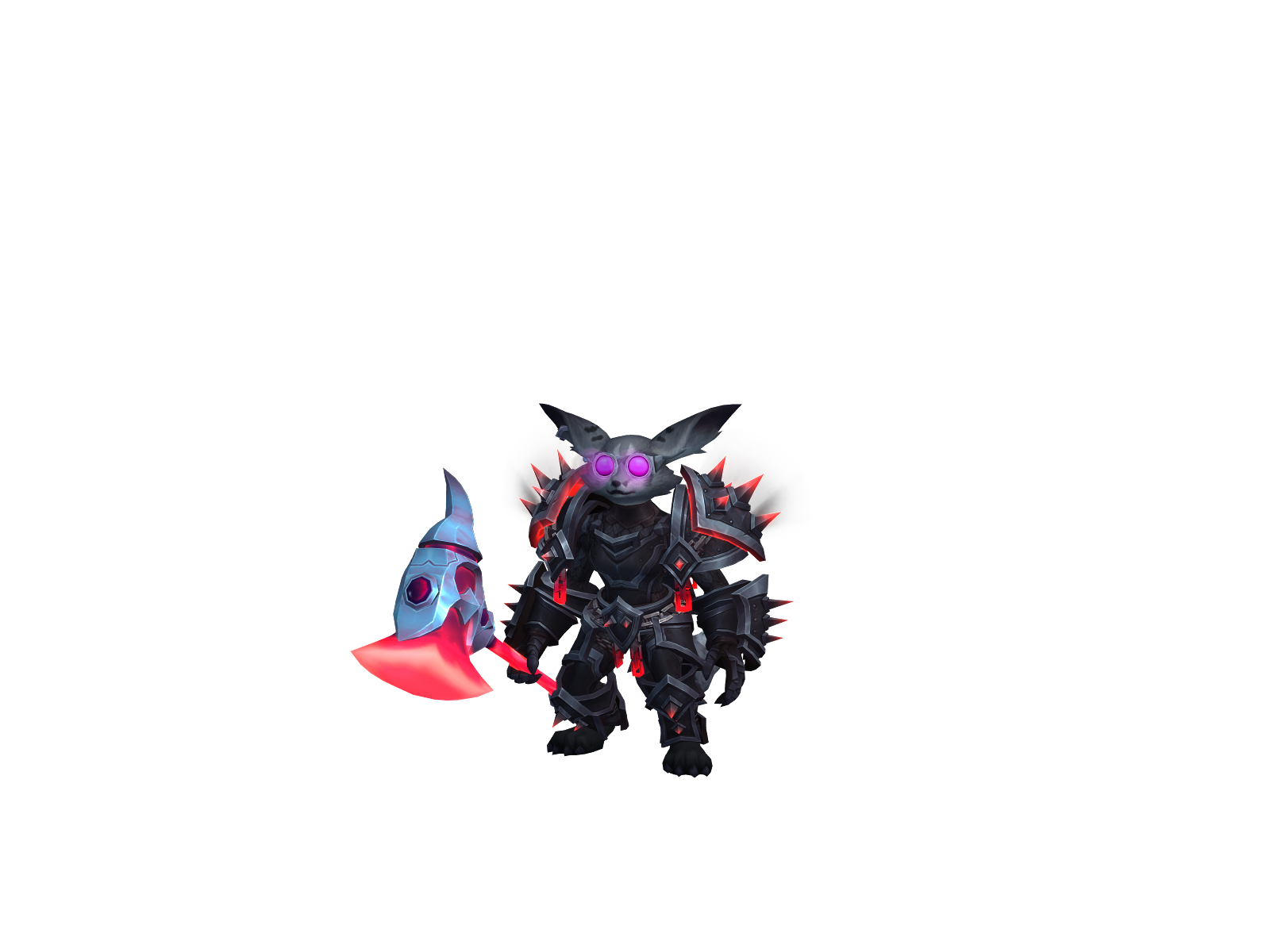 Wackawar 3D character render