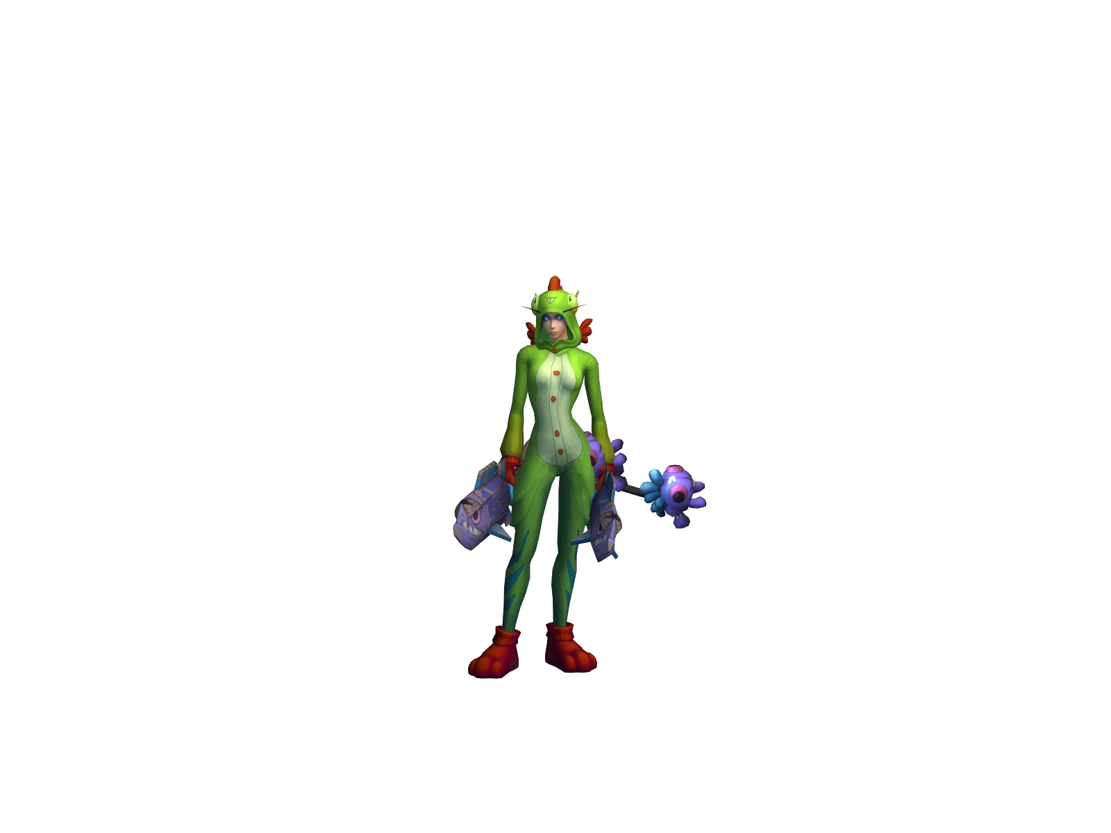 Icantseeyou 3D character render