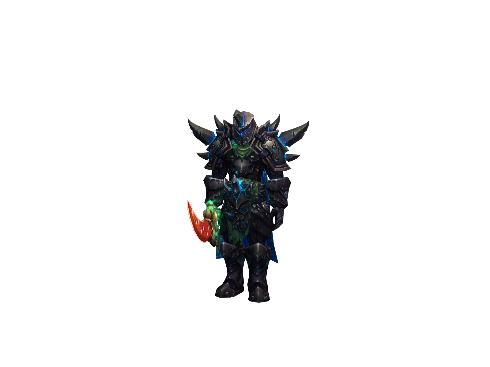 Halfameatbal 3D character render